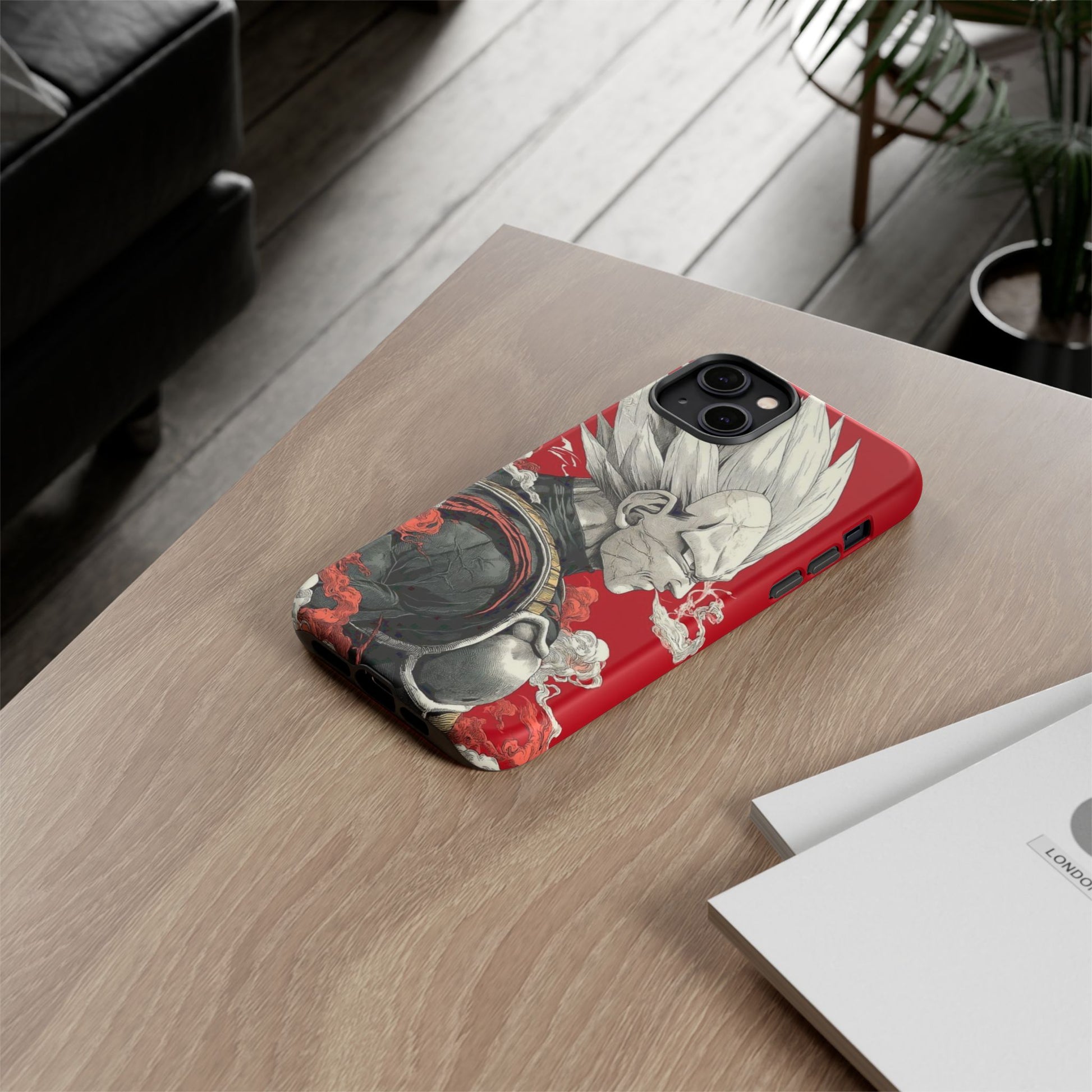 Dragon Ball Z Vegeta Anime Tough Cases for iPhones, Samsung, and Pixel