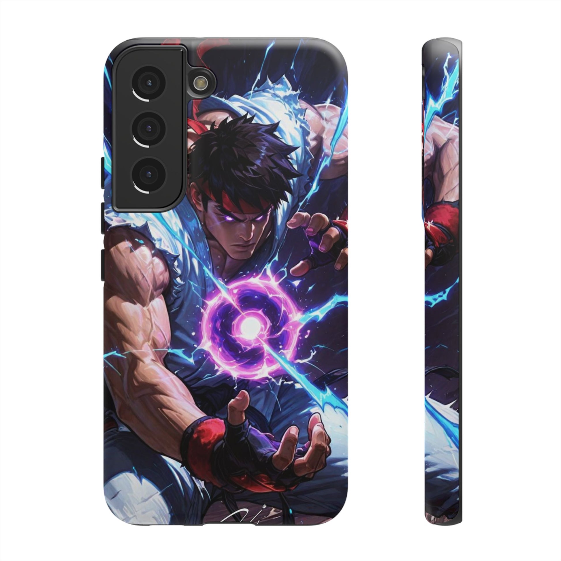 Street Fighter Ryu Gamer Art Tough Cases for iPhones, Samsung, and Pixel