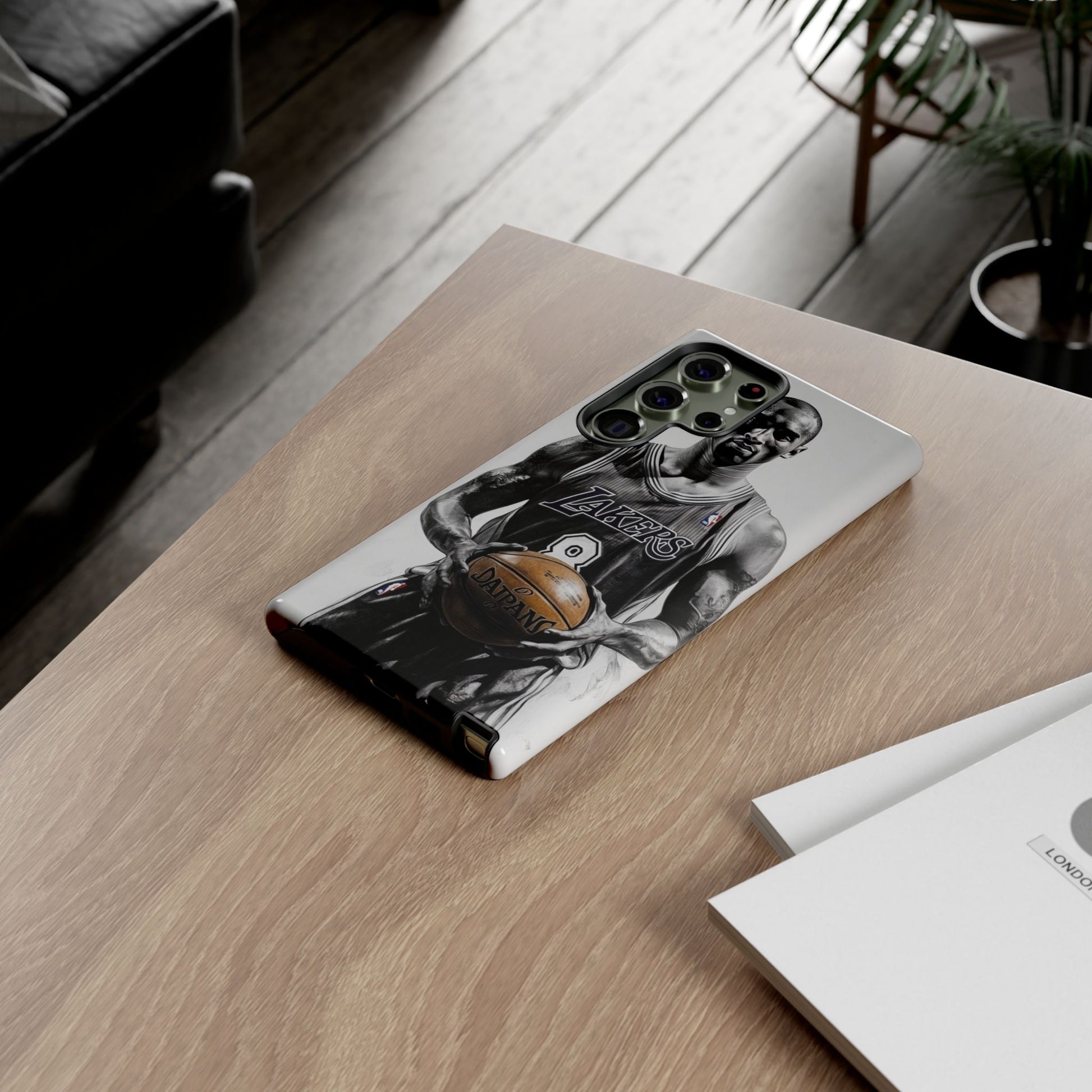 Kobe Basketball Art Tough Cases for iPhones, Samsung, and Pixel