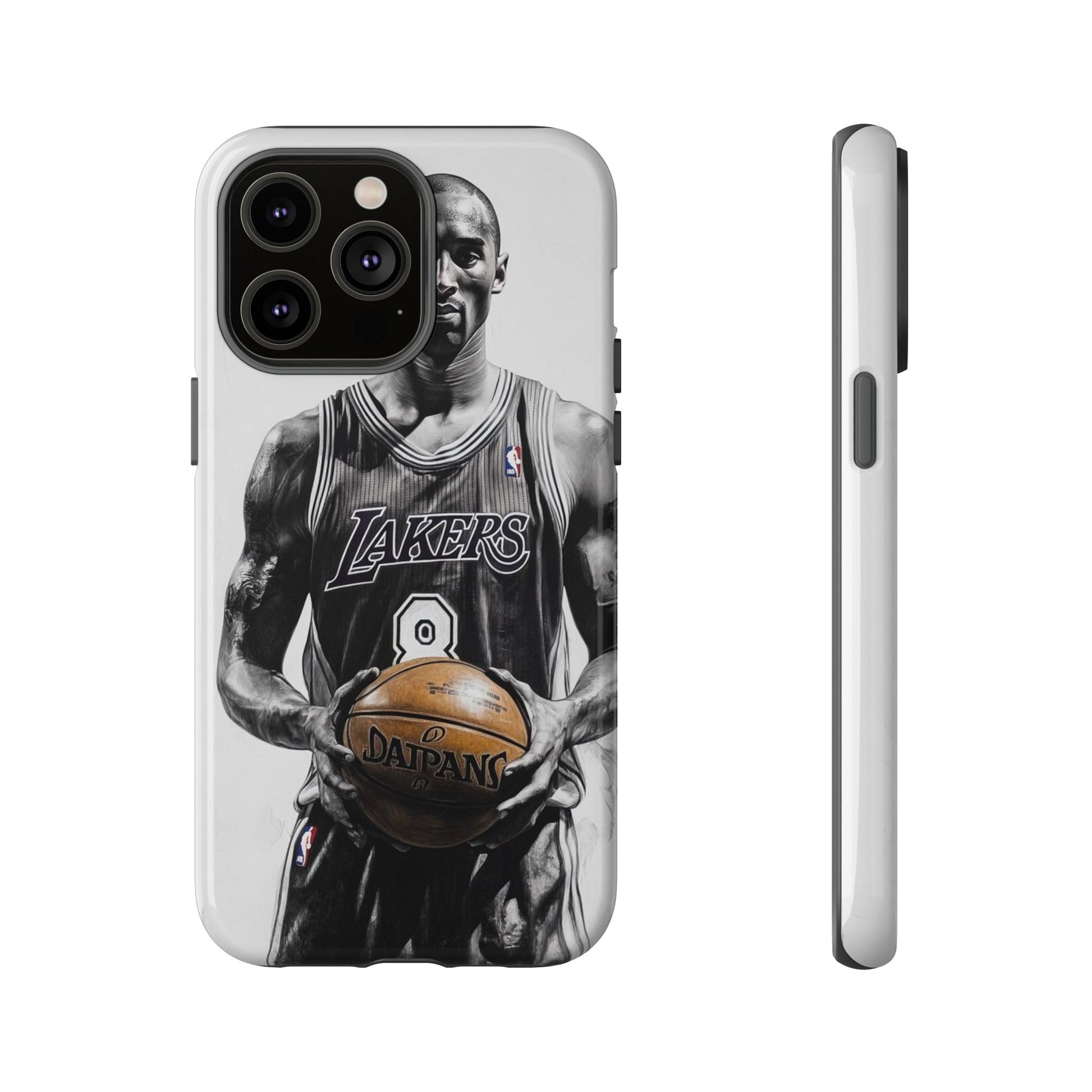 Kobe Basketball Art Tough Cases for iPhones, Samsung, and Pixel