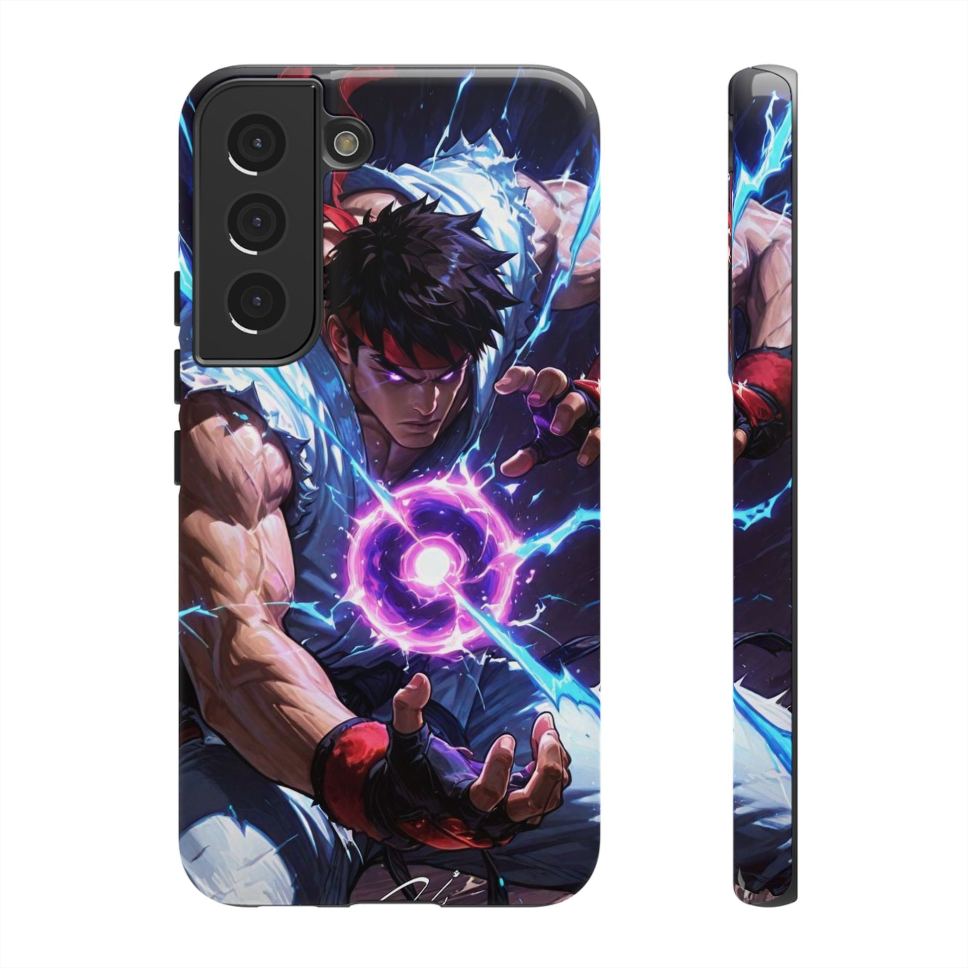 Street Fighter Ryu Gamer Art Tough Cases for iPhones, Samsung, and Pixel
