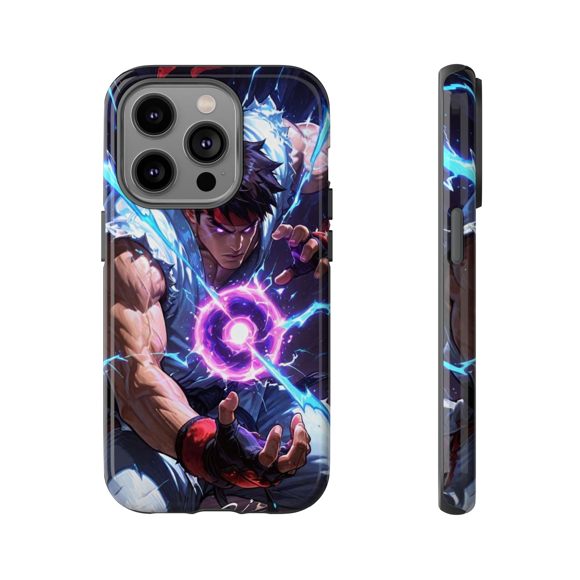 Street Fighter Ryu Gamer Art Tough Cases for iPhones, Samsung, and Pixel