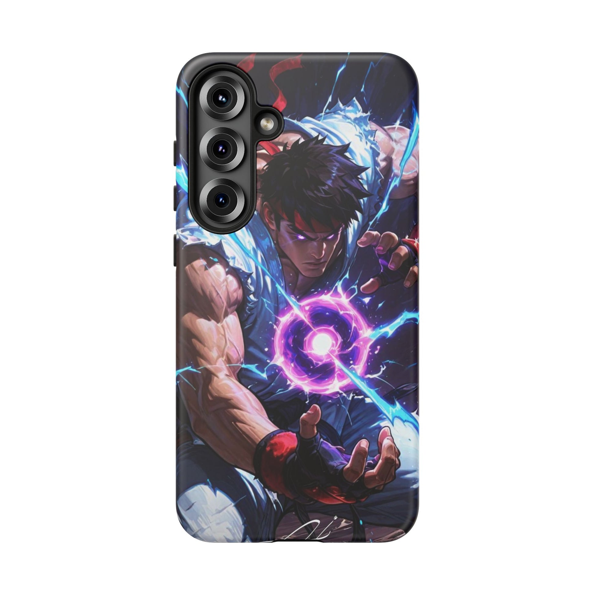 Street Fighter Ryu Gamer Art Tough Cases for iPhones, Samsung, and Pixel