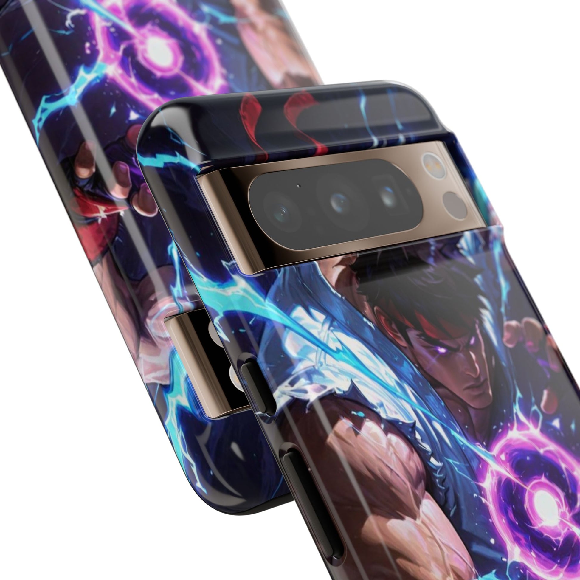 Street Fighter Ryu Gamer Art Tough Cases for iPhones, Samsung, and Pixel