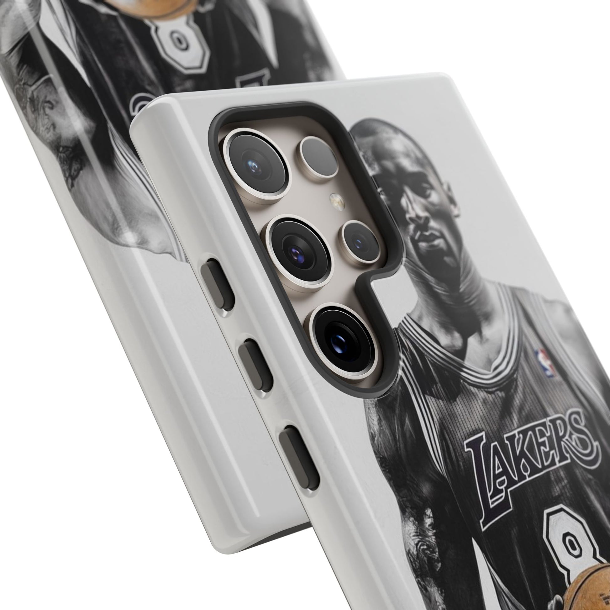 Kobe Basketball Art Tough Cases for iPhones, Samsung, and Pixel