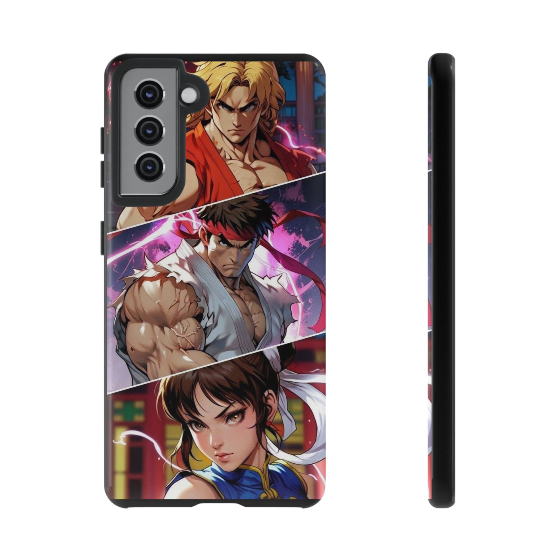 Street Fighter Gamer Theme Tough Cases for iPhones, Samsung, and Pixel