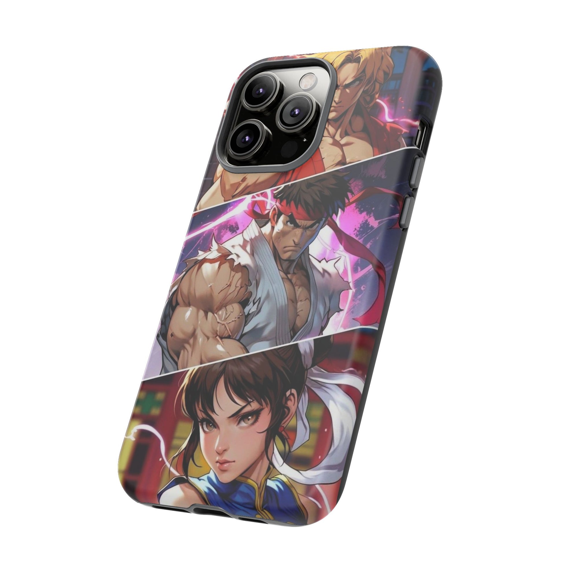 Street Fighter Gamer Theme Tough Cases for iPhones, Samsung, and Pixel