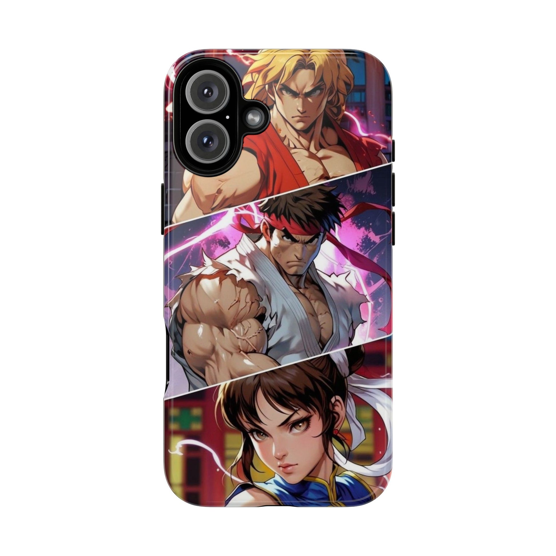 Street Fighter Gamer Theme Tough Cases for iPhones, Samsung, and Pixel