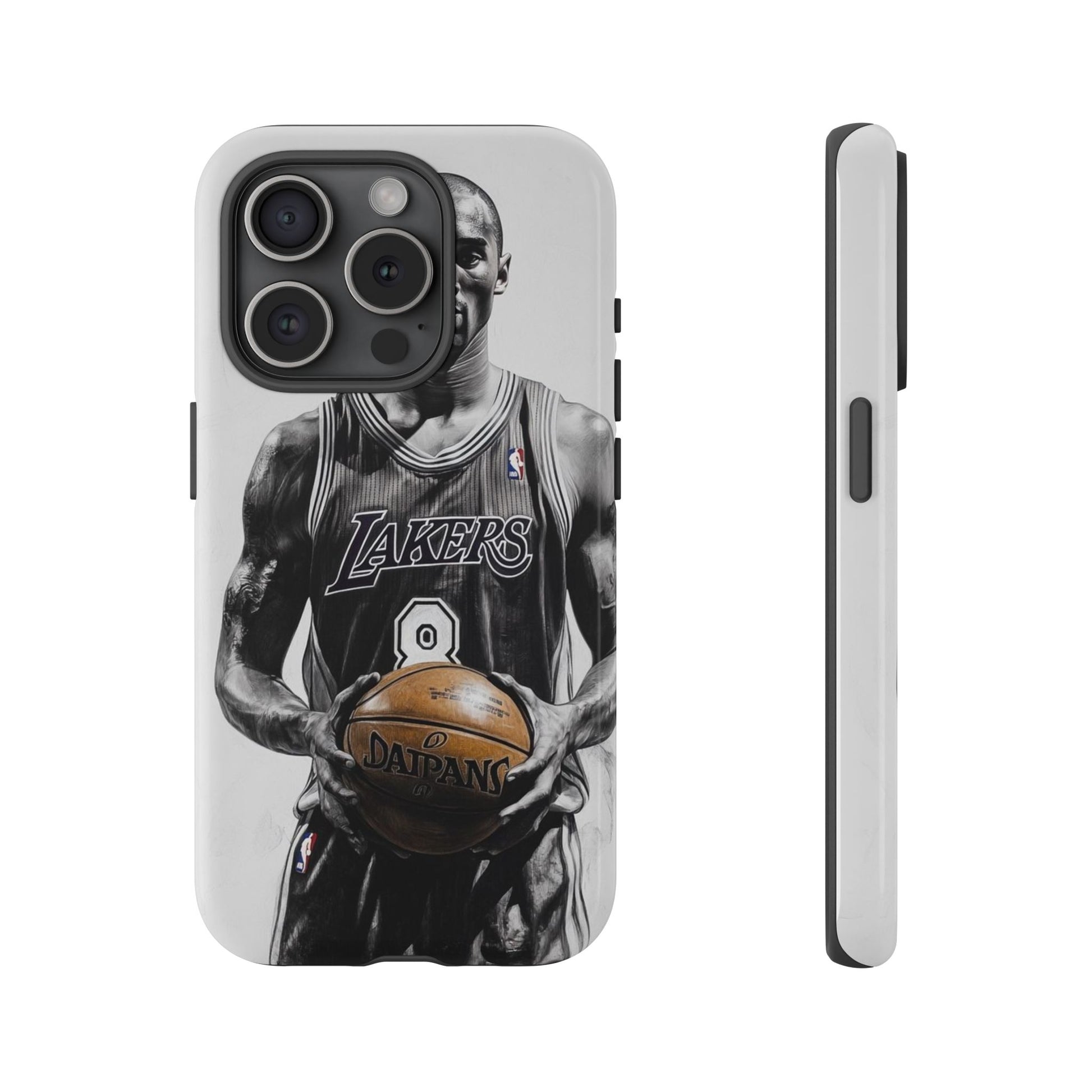 Kobe Basketball Art Tough Cases for iPhones, Samsung, and Pixel
