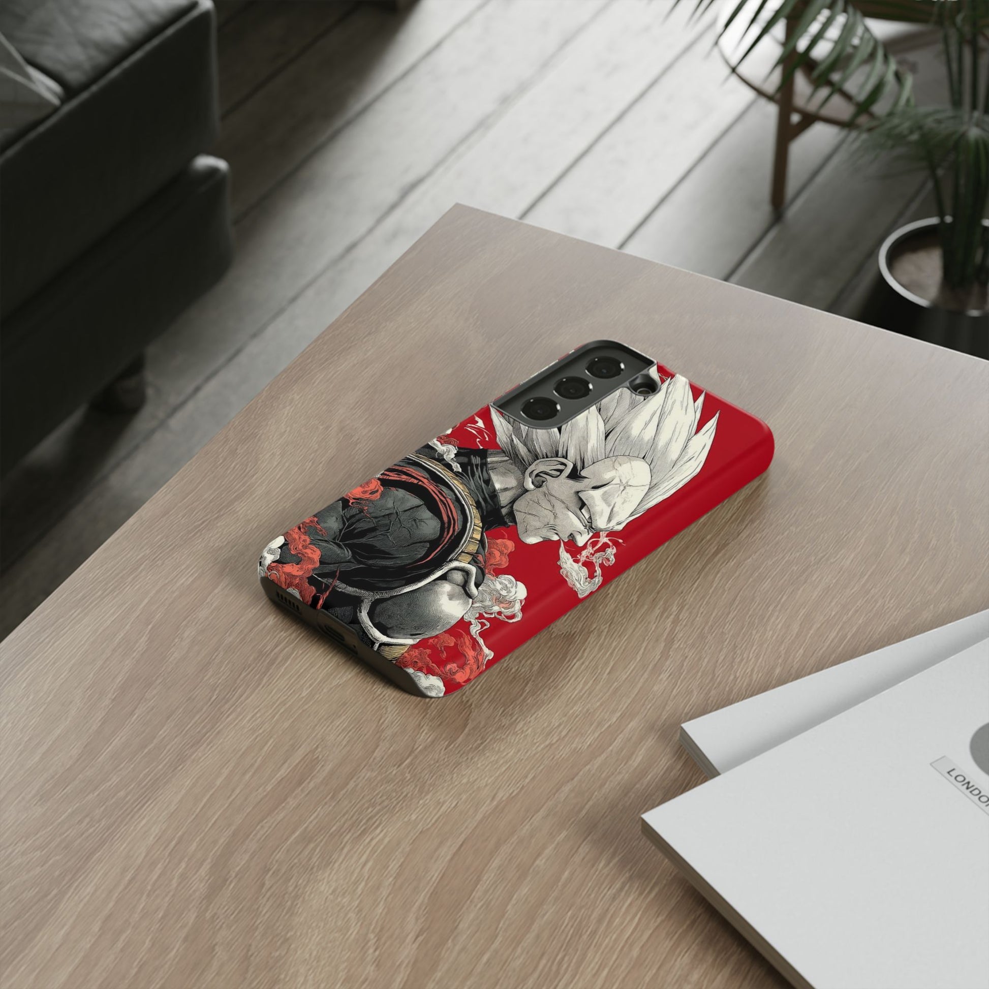 Dragon Ball Z Vegeta Anime Tough Cases for iPhones, Samsung, and Pixel
