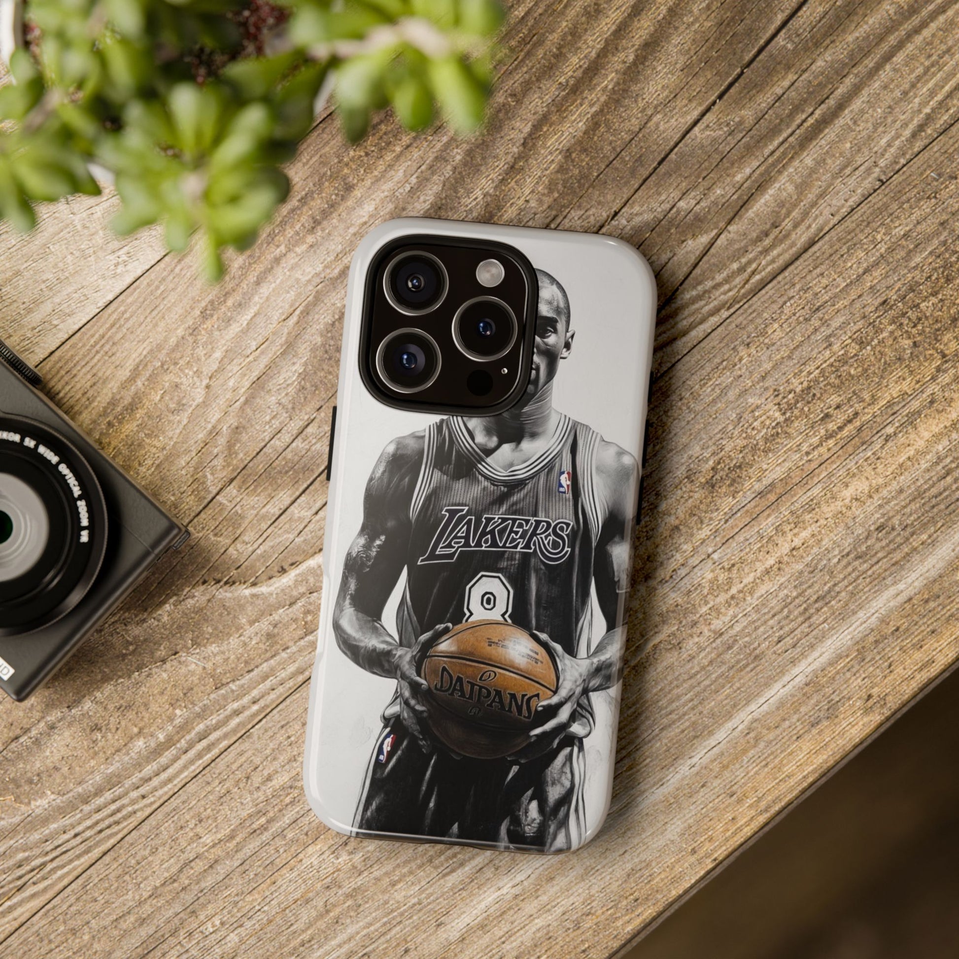 Kobe Basketball Art Tough Cases for iPhones, Samsung, and Pixel