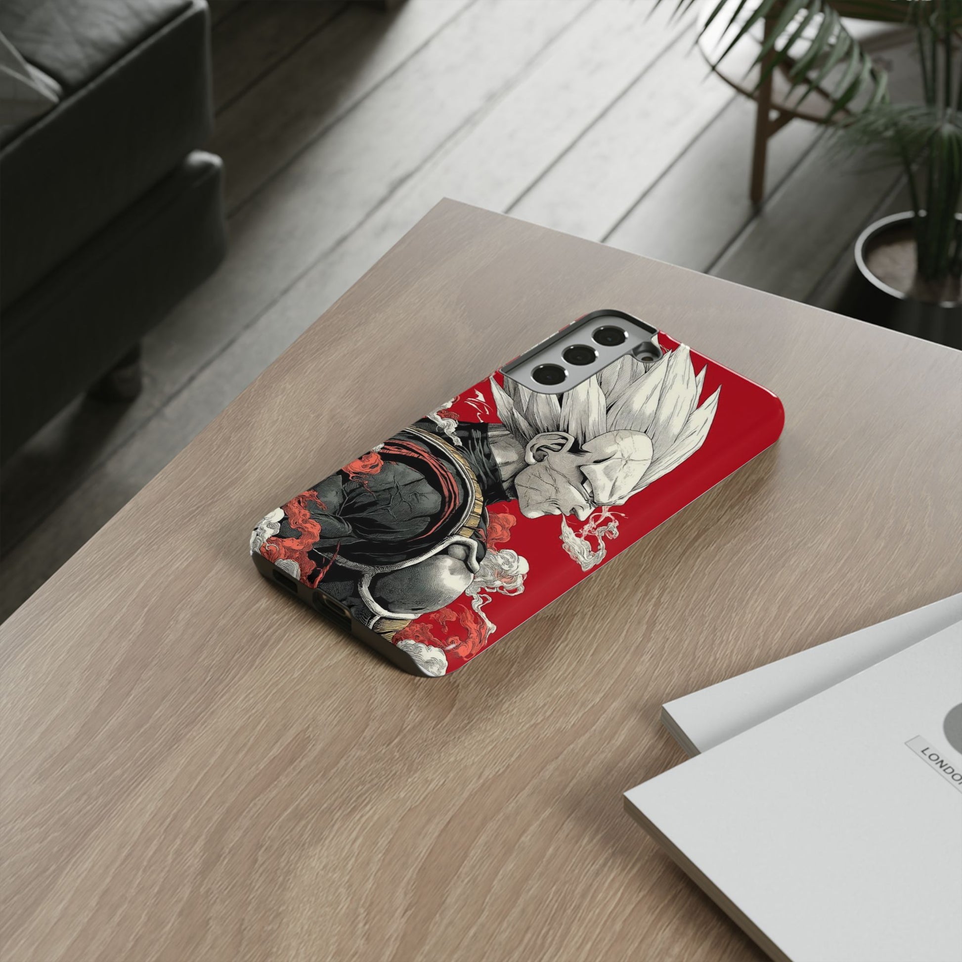 Dragon Ball Z Vegeta Anime Tough Cases for iPhones, Samsung, and Pixel