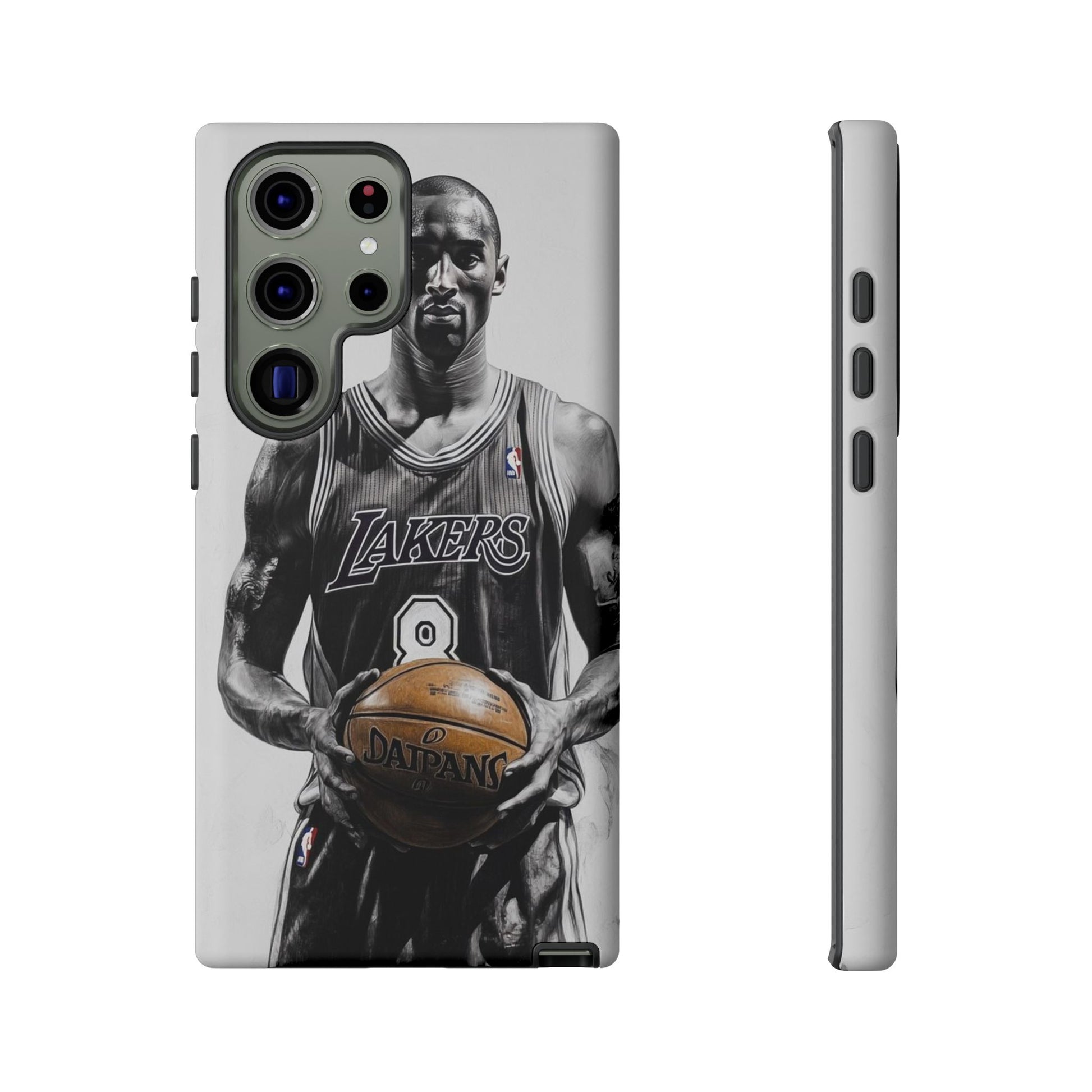 Kobe Basketball Art Tough Cases for iPhones, Samsung, and Pixel
