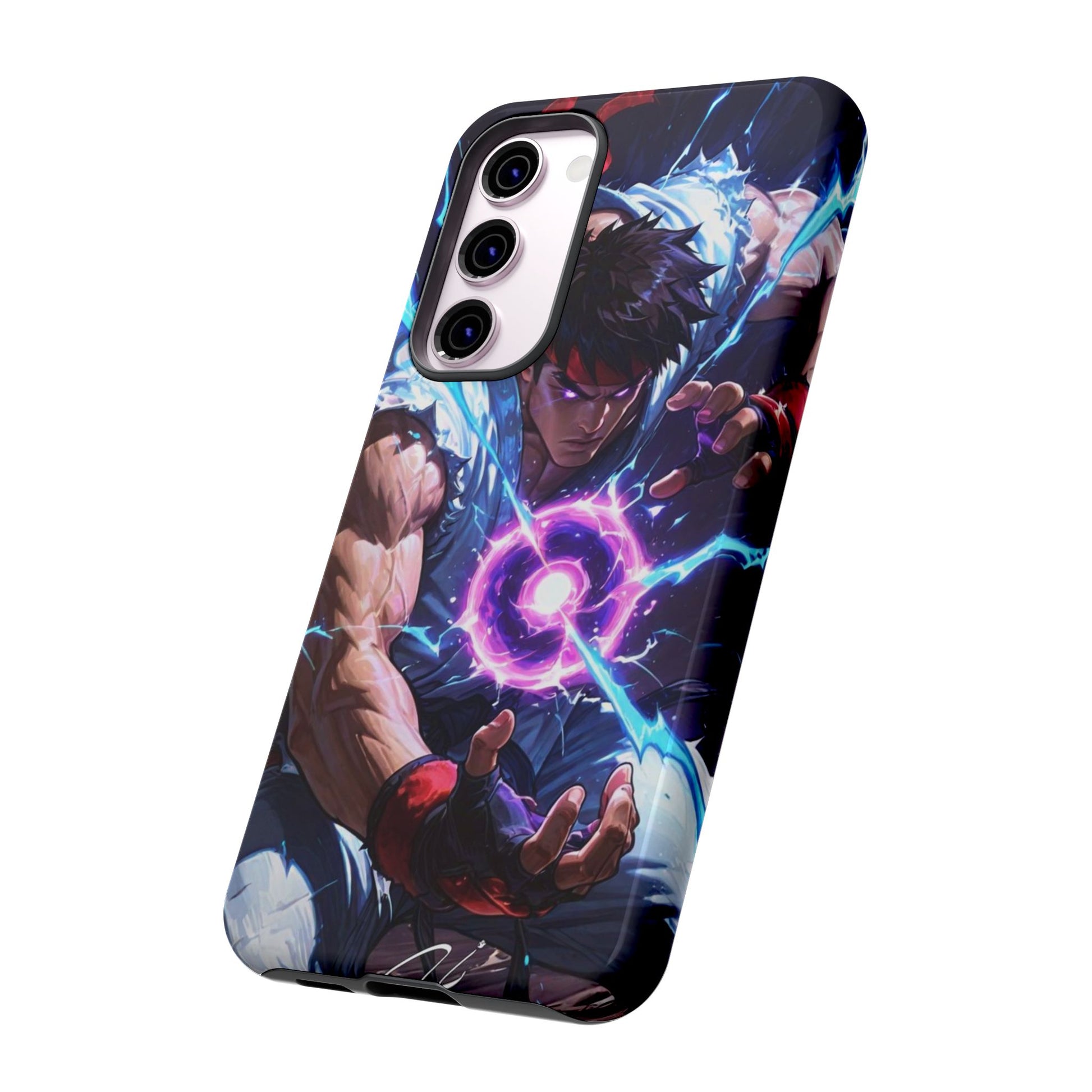 Street Fighter Ryu Gamer Art Tough Cases for iPhones, Samsung, and Pixel
