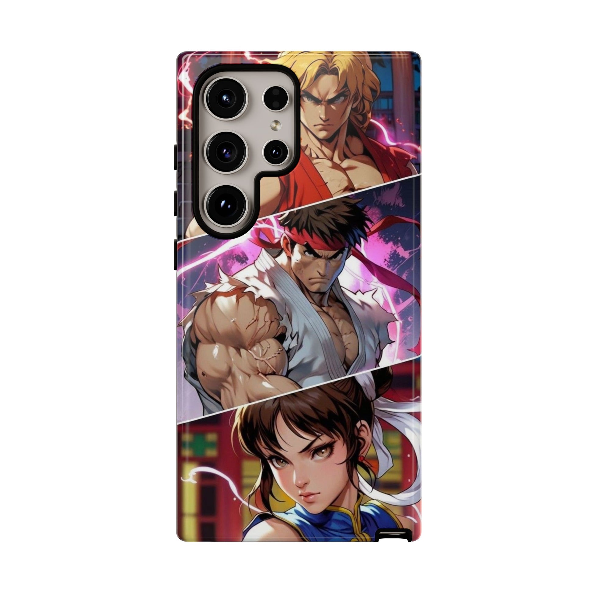 Street Fighter Gamer Theme Tough Cases for iPhones, Samsung, and Pixel