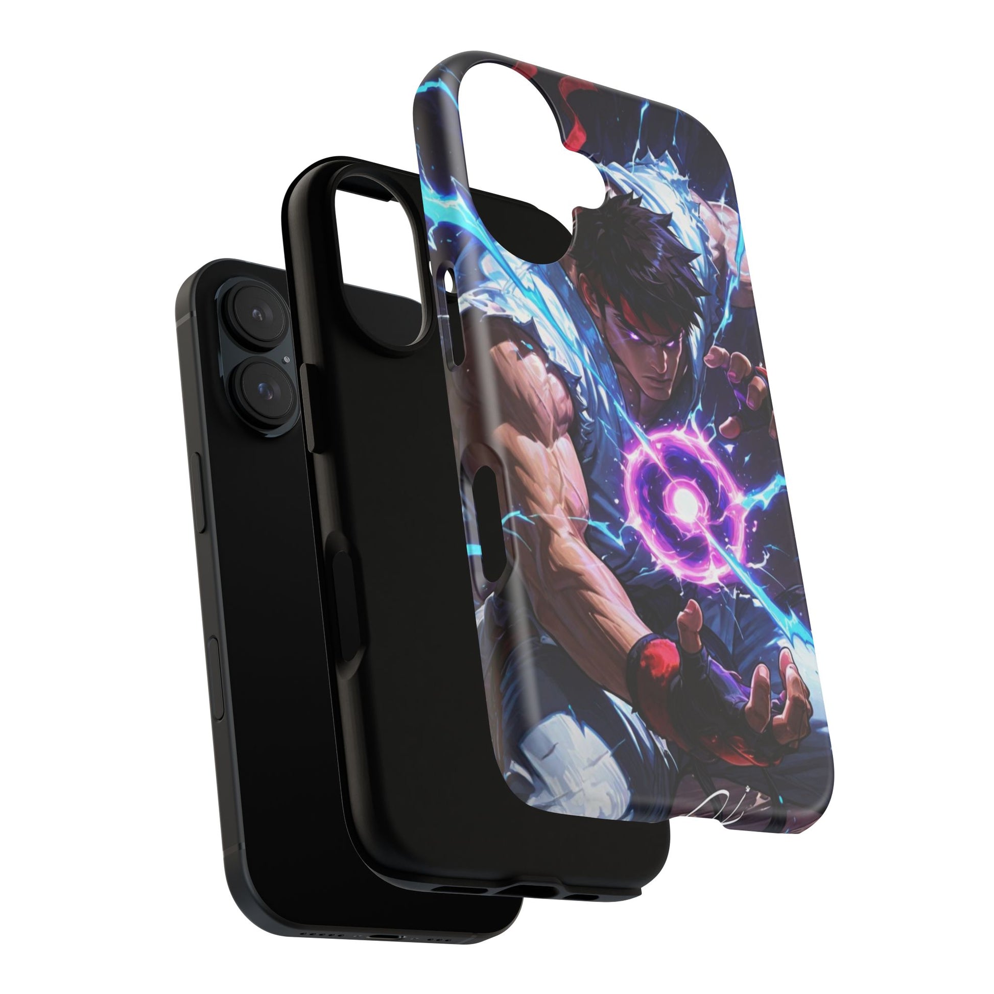 Street Fighter Ryu Gamer Art Tough Cases for iPhones, Samsung, and Pixel