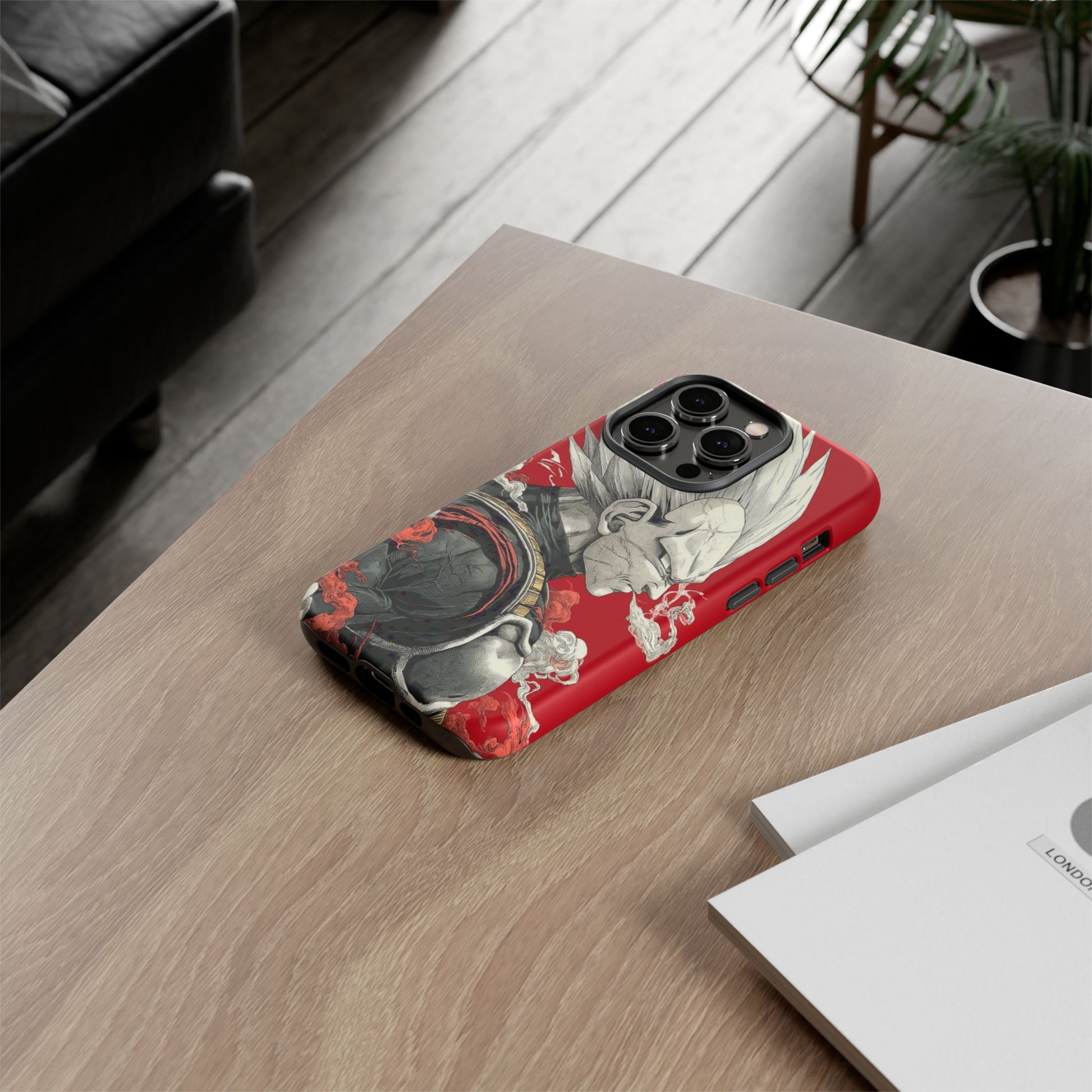Dragon Ball Z Vegeta Anime Tough Cases for iPhones, Samsung, and Pixel