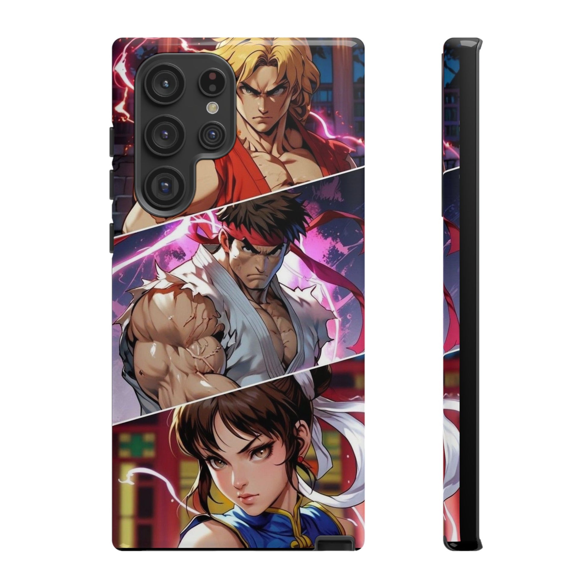 Street Fighter Gamer Theme Tough Cases for iPhones, Samsung, and Pixel