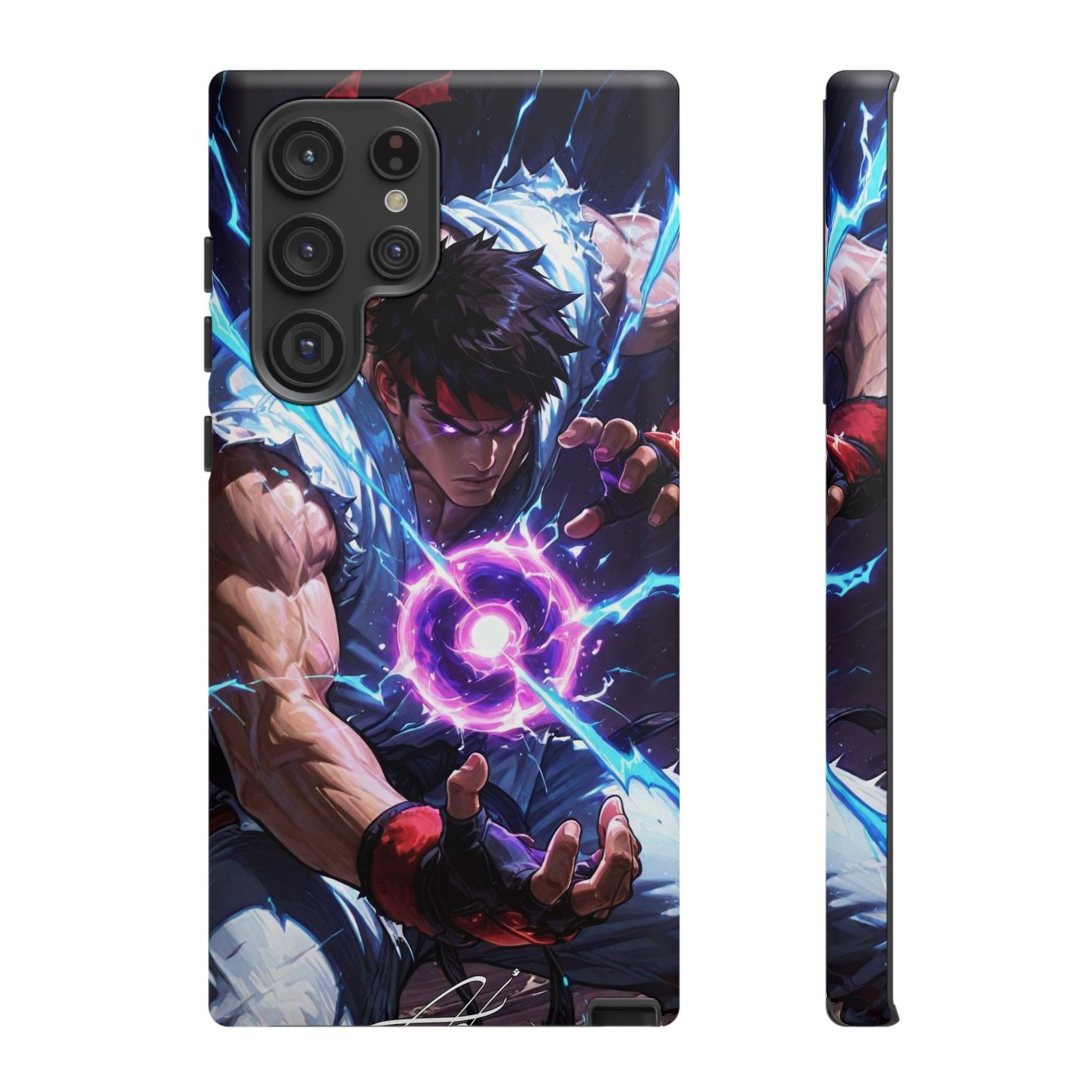 Street Fighter Ryu Gamer Art Tough Cases for iPhones, Samsung, and Pixel