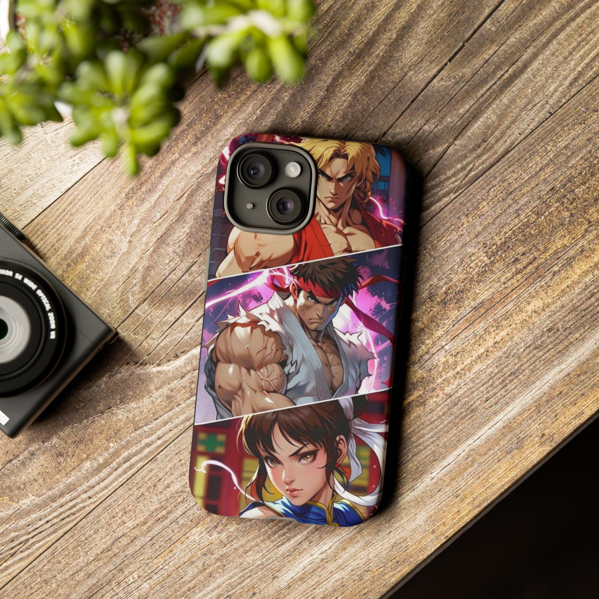 Street Fighter Gamer Theme Tough Cases for iPhones, Samsung, and Pixel