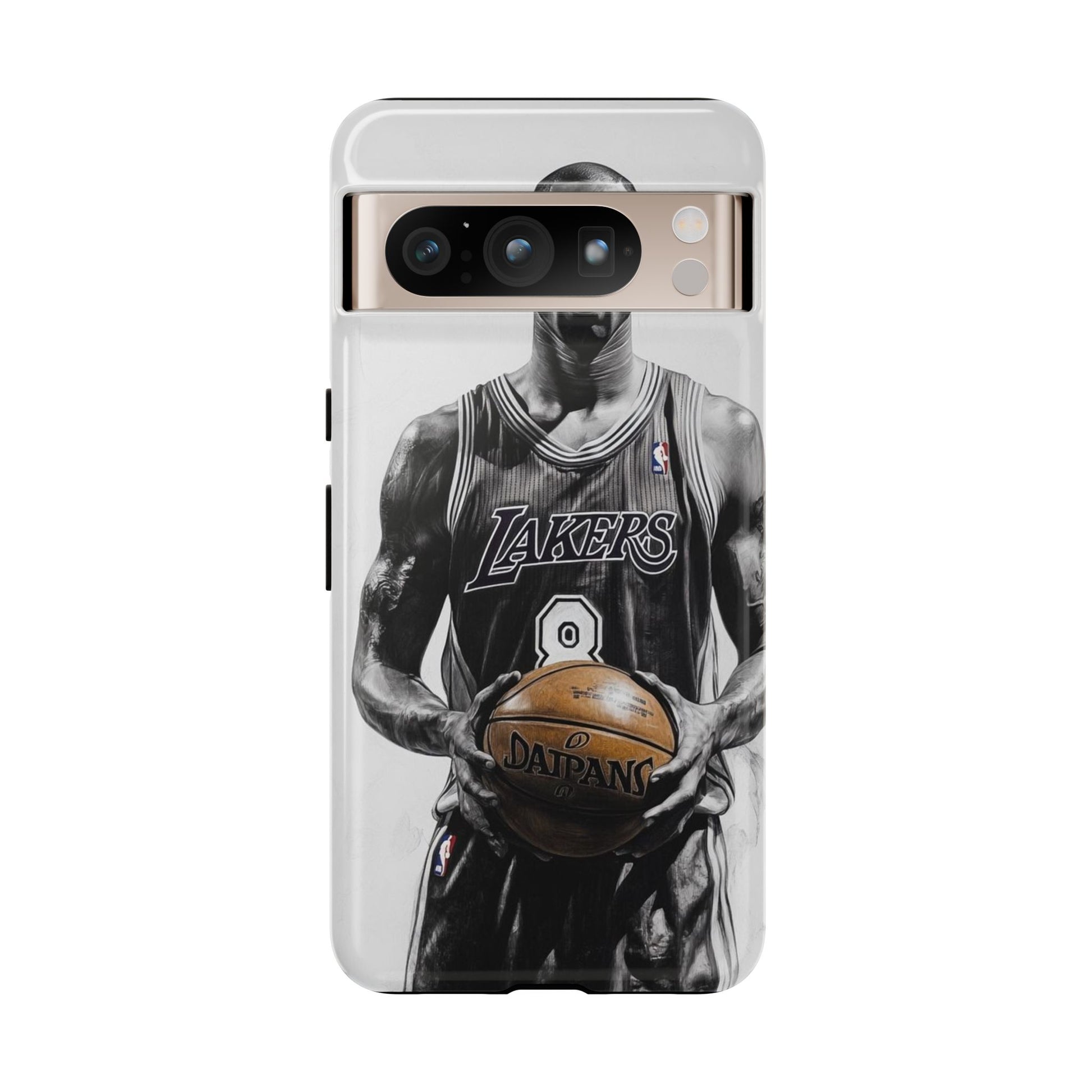 Kobe Basketball Art Tough Cases for iPhones, Samsung, and Pixel
