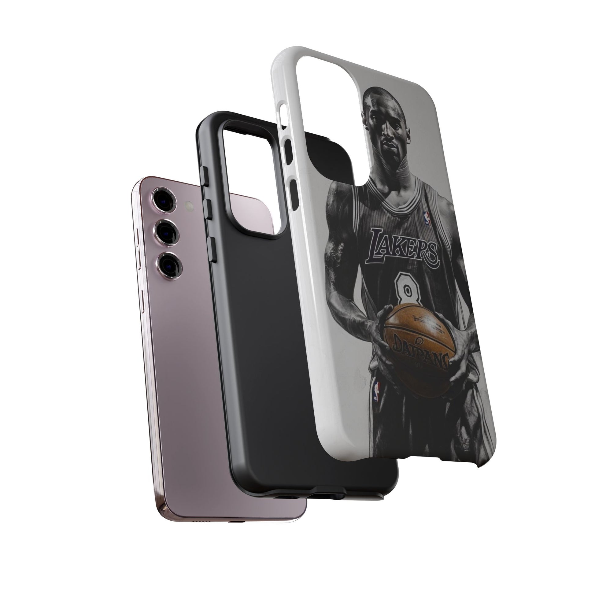 Kobe Basketball Art Tough Cases for iPhones, Samsung, and Pixel