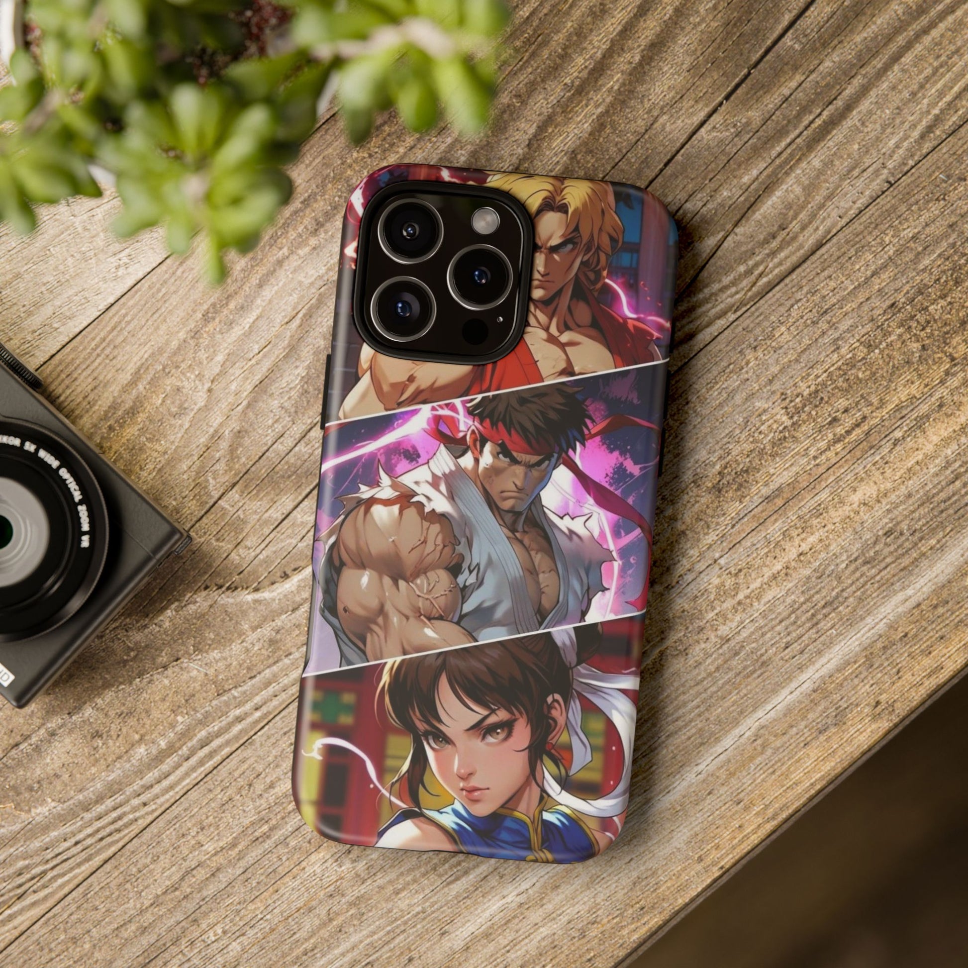 Street Fighter Gamer Theme Tough Cases for iPhones, Samsung, and Pixel