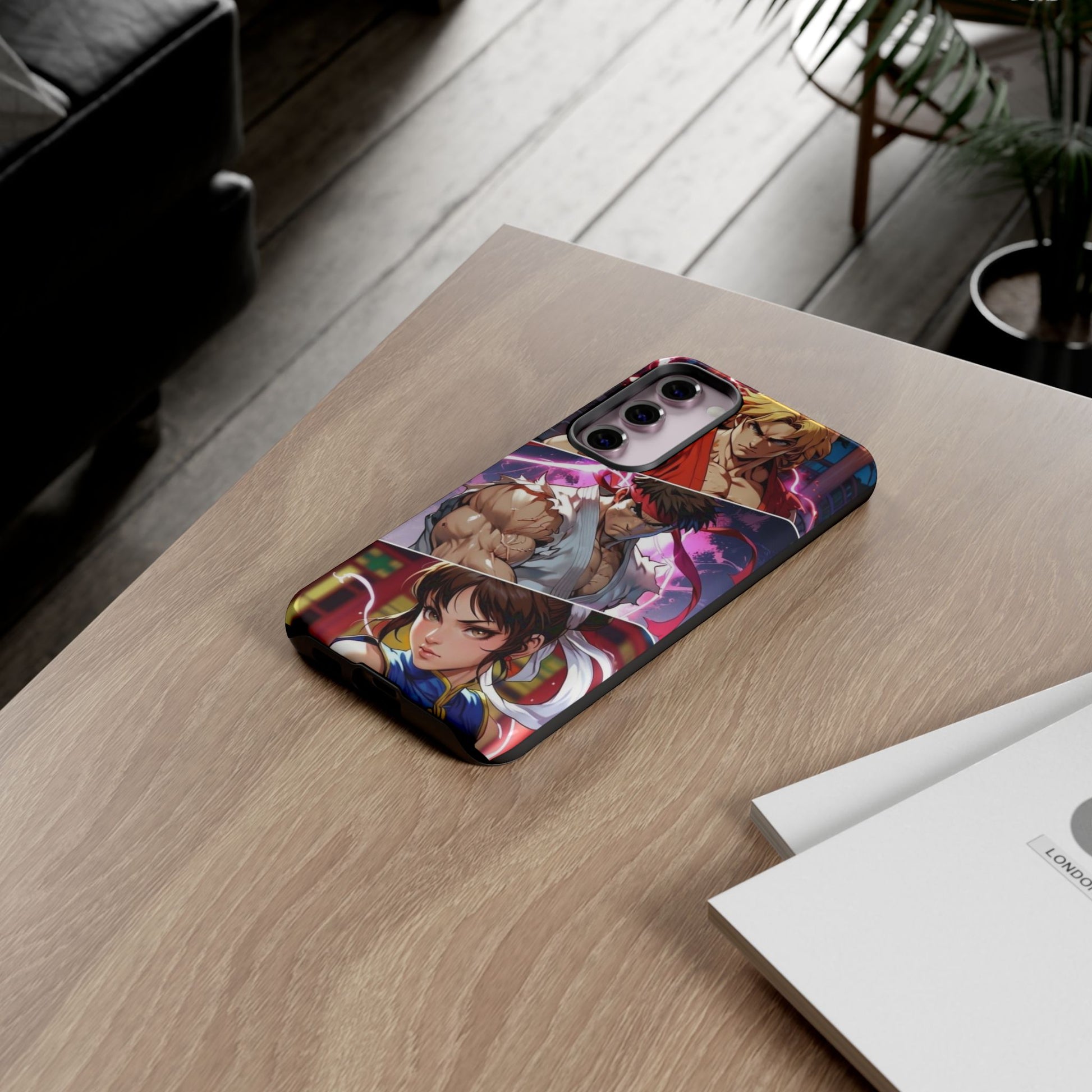 Street Fighter Gamer Theme Tough Cases for iPhones, Samsung, and Pixel