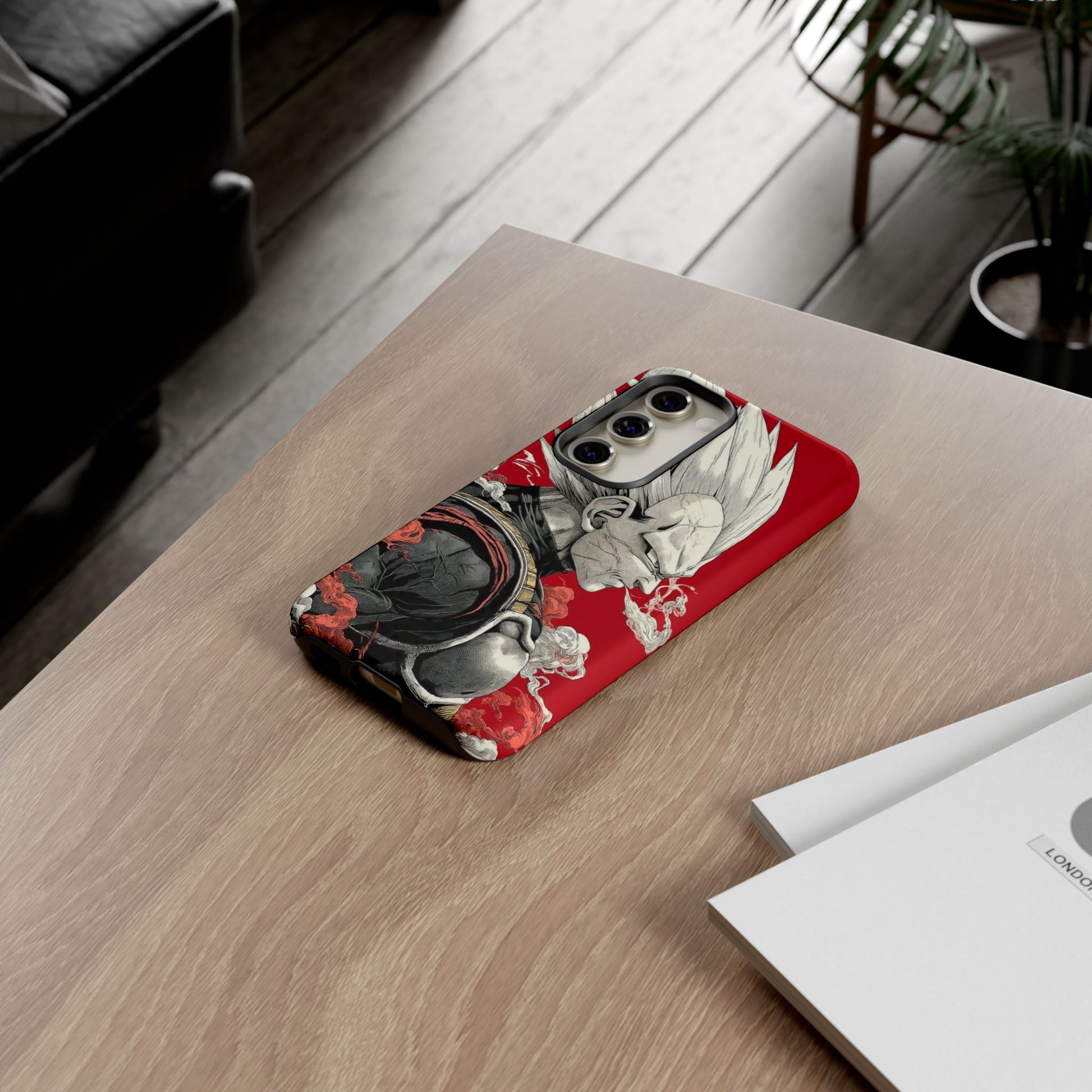 Dragon Ball Z Vegeta Anime Tough Cases for iPhones, Samsung, and Pixel