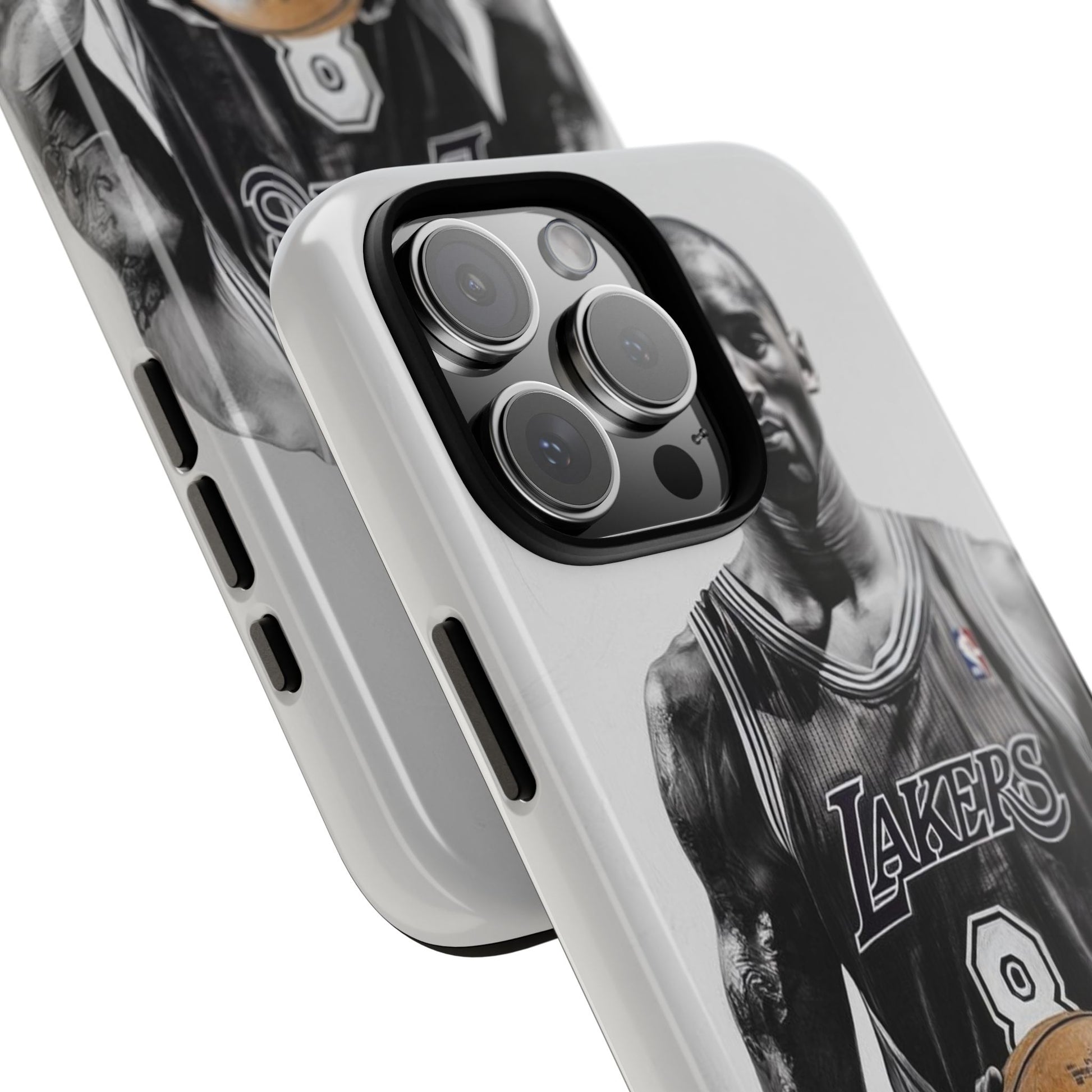 Kobe Basketball Art Tough Cases for iPhones, Samsung, and Pixel
