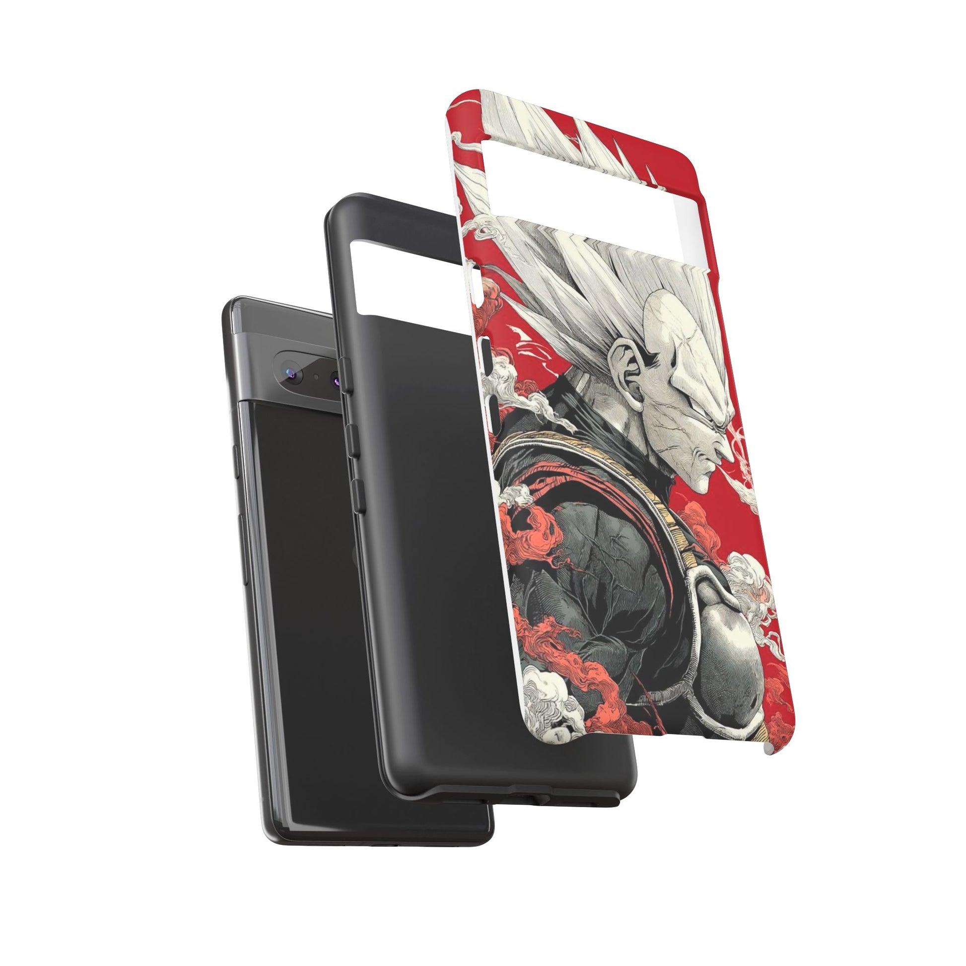 Dragon Ball Z Vegeta Anime Tough Cases for iPhones, Samsung, and Pixel