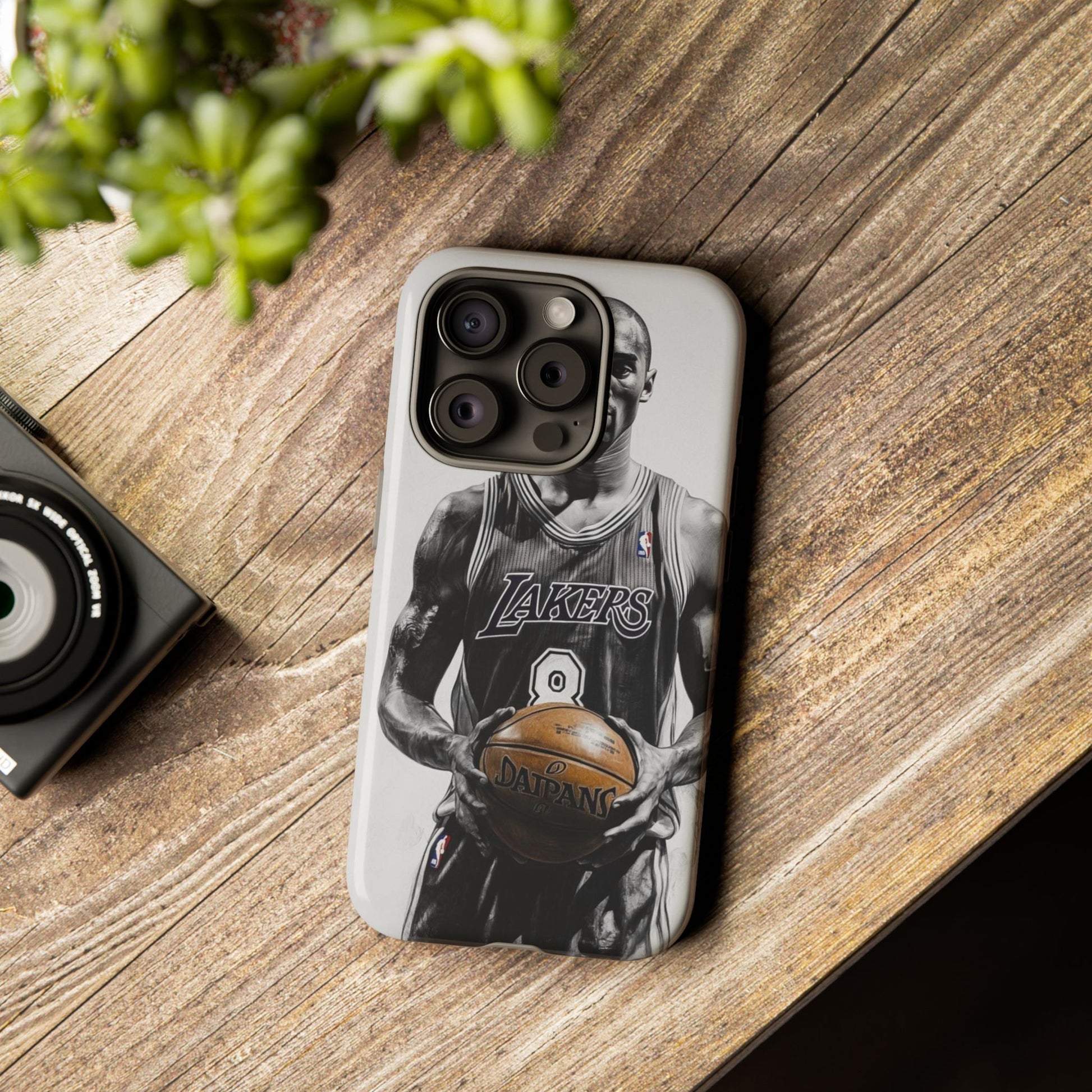 Kobe Basketball Art Tough Cases for iPhones, Samsung, and Pixel
