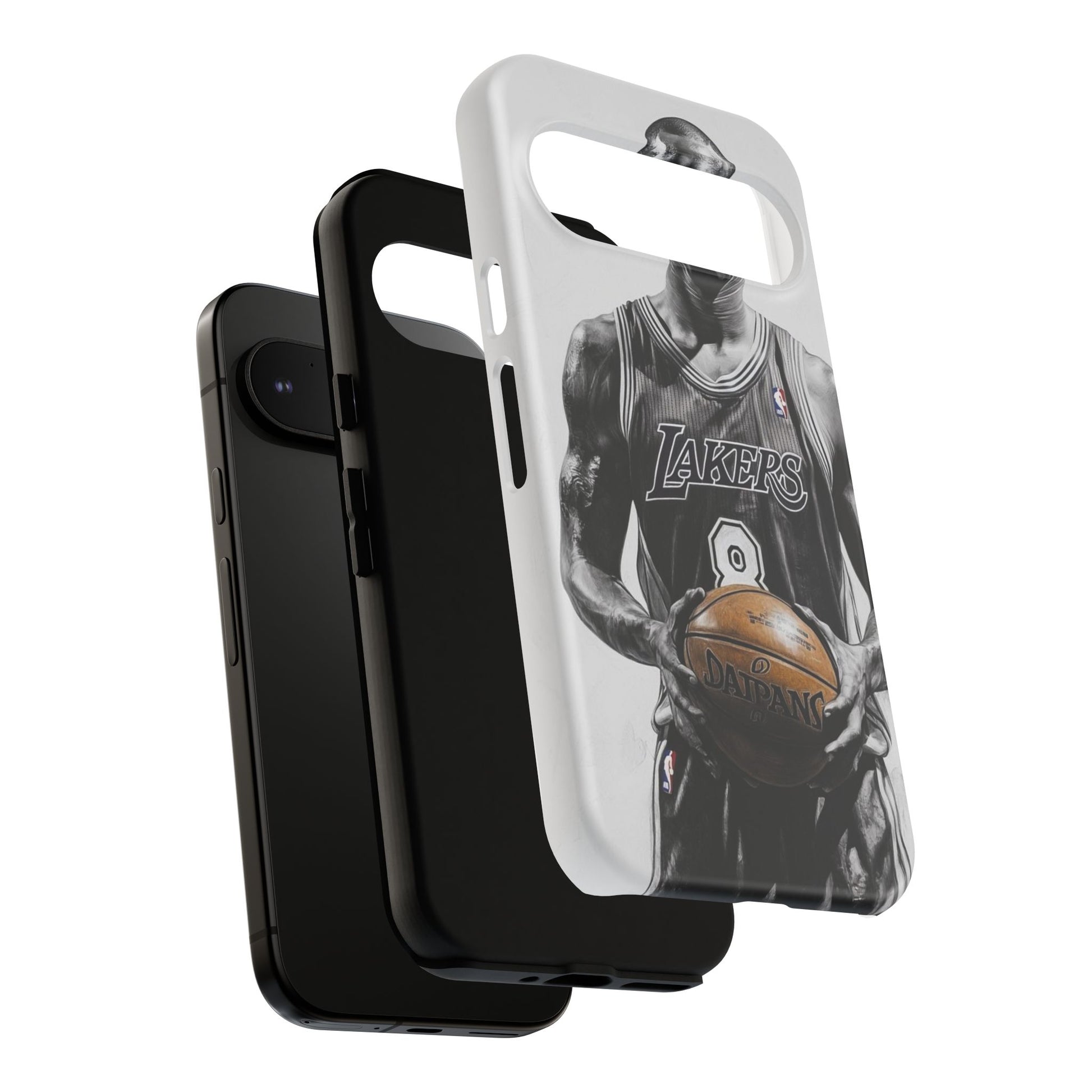 Kobe Basketball Art Tough Cases for iPhones, Samsung, and Pixel