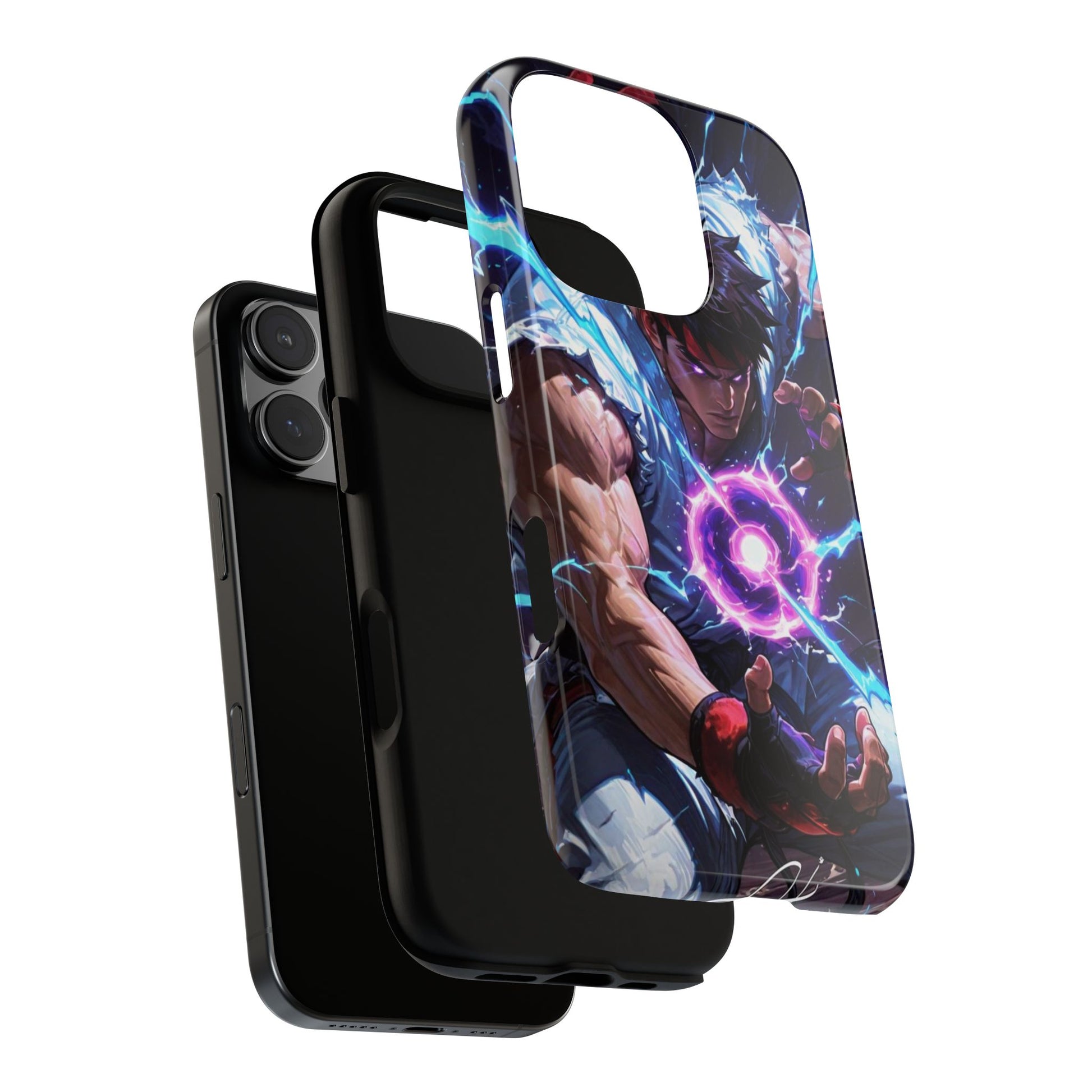 Street Fighter Ryu Gamer Art Tough Cases for iPhones, Samsung, and Pixel