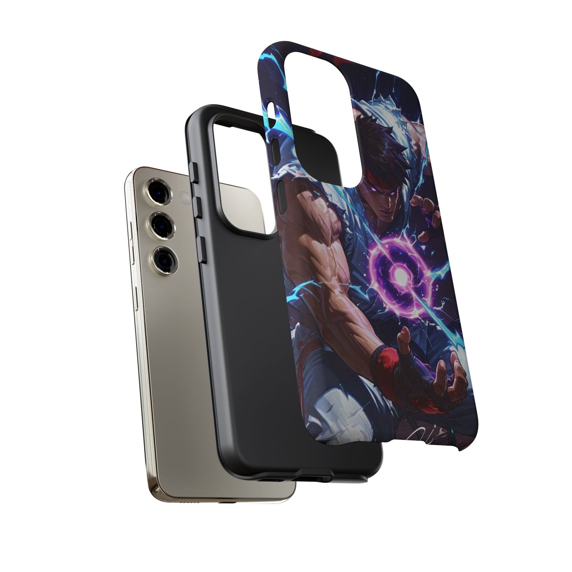 Street Fighter Ryu Gamer Art Tough Cases for iPhones, Samsung, and Pixel