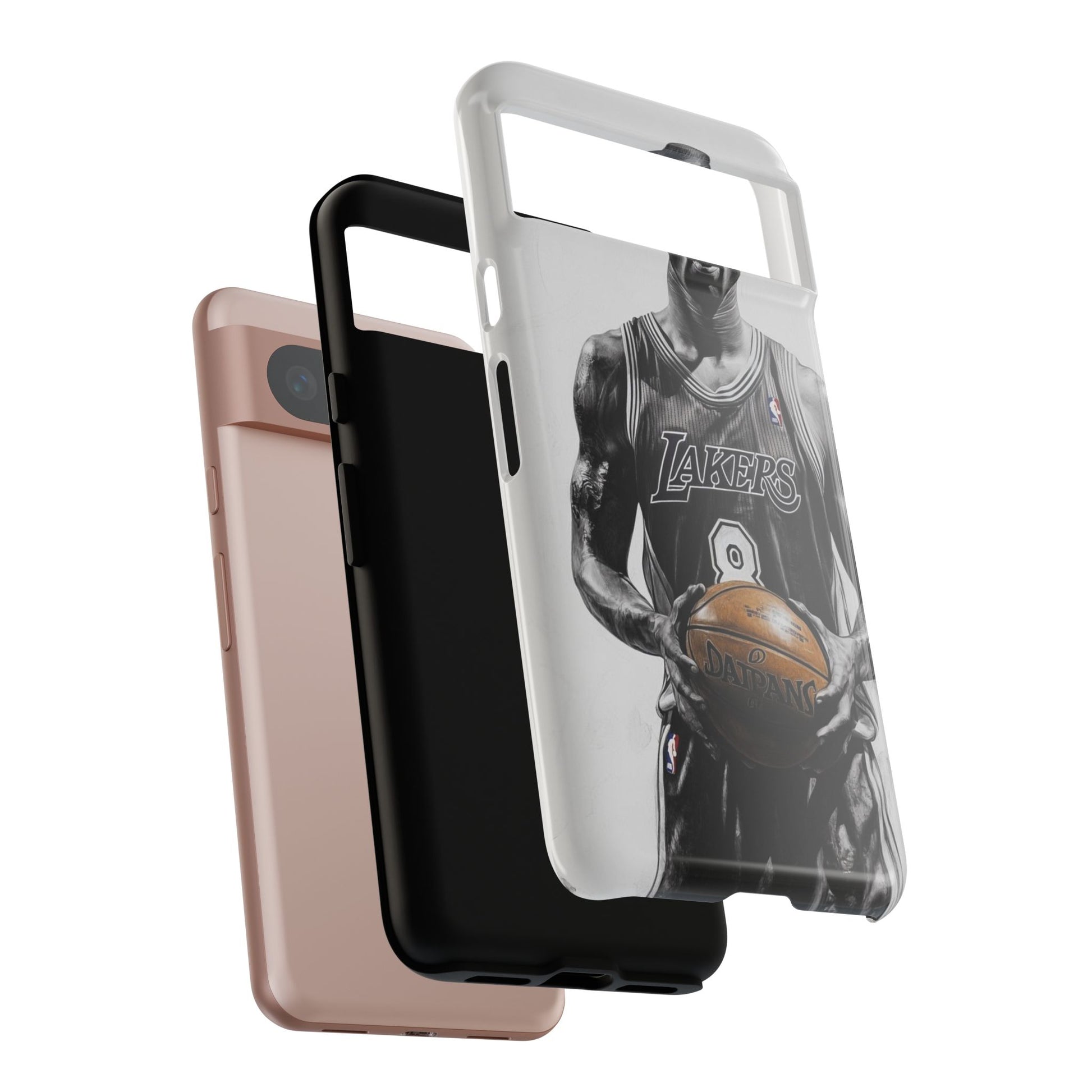 Kobe Basketball Art Tough Cases for iPhones, Samsung, and Pixel