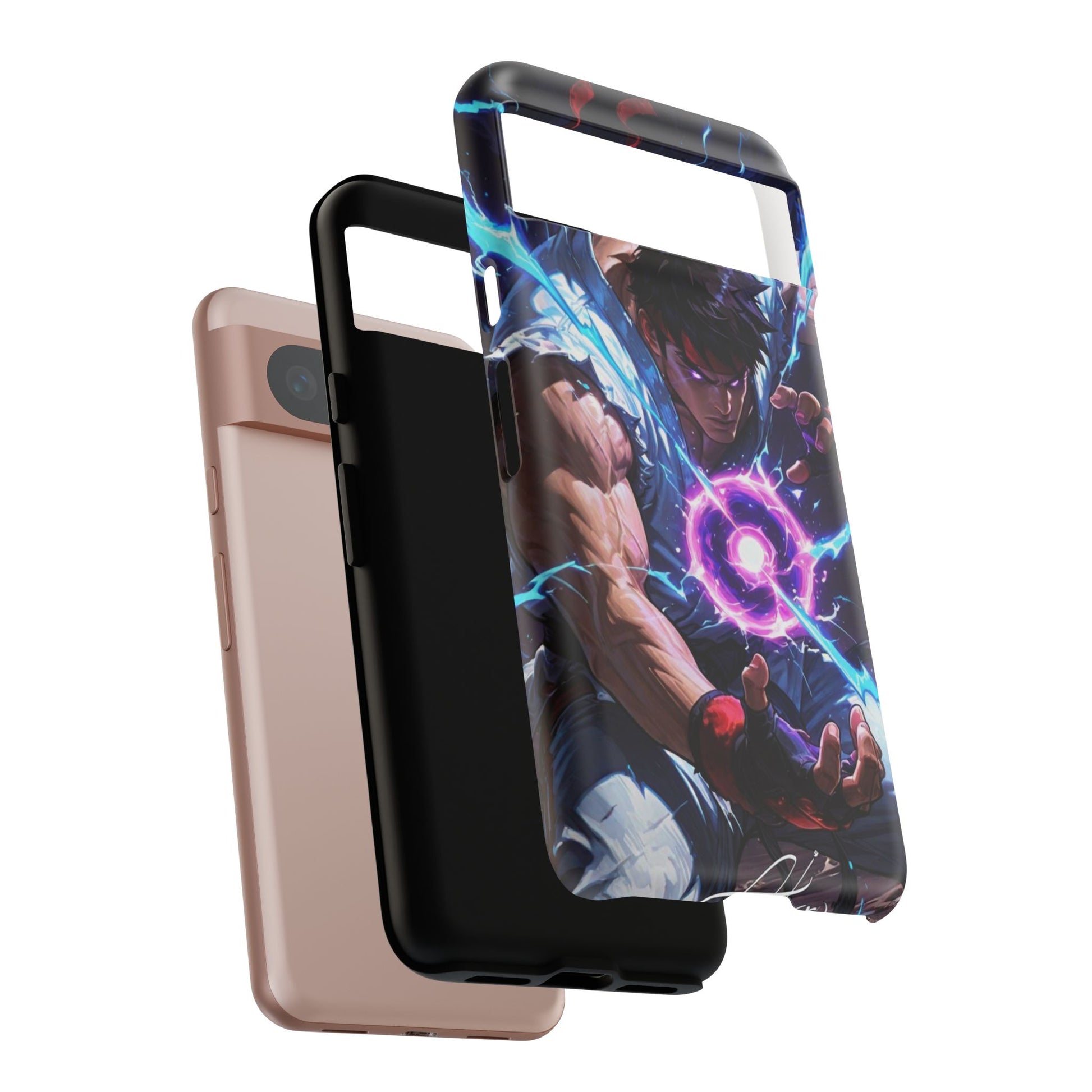 Street Fighter Ryu Gamer Art Tough Cases for iPhones, Samsung, and Pixel