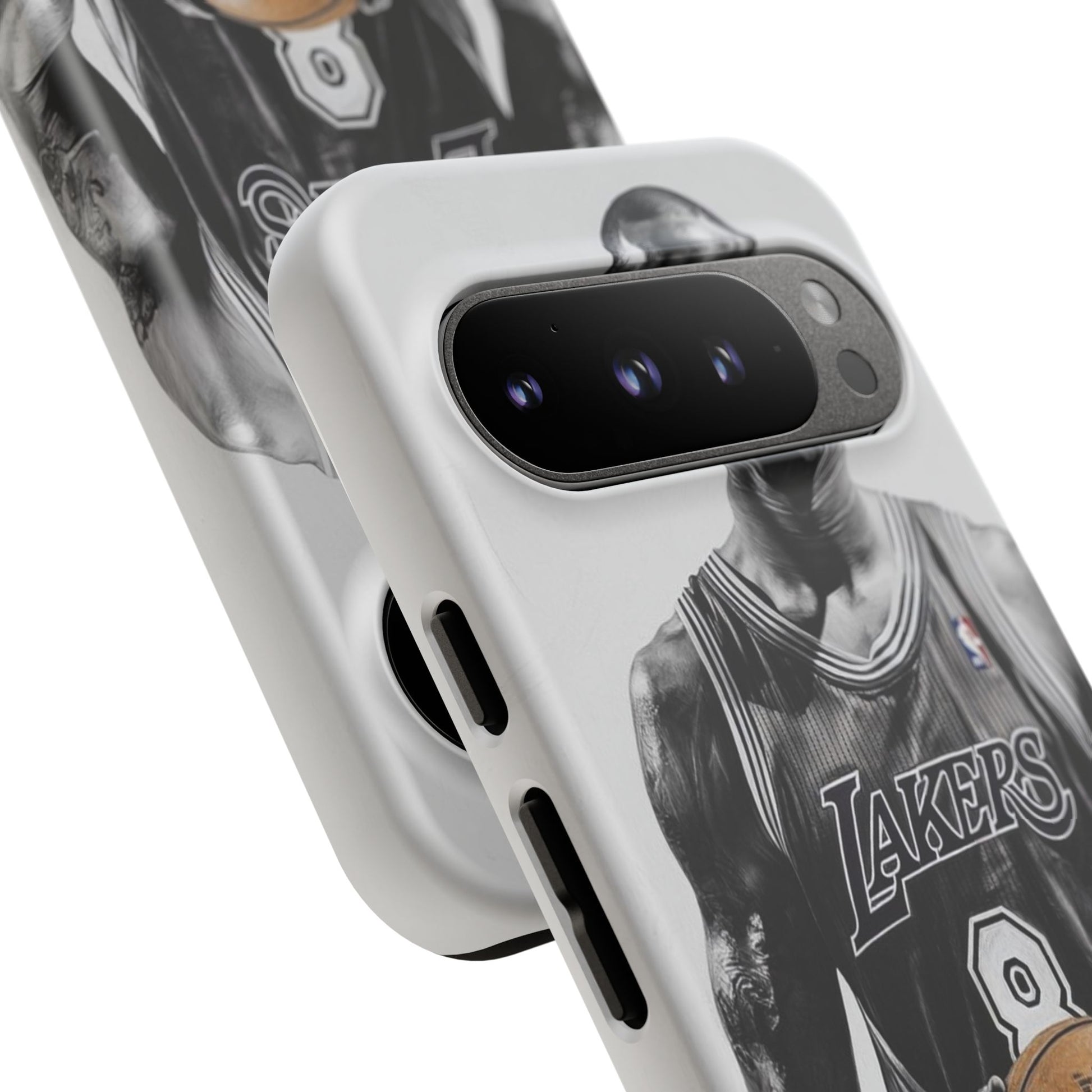 Kobe Basketball Art Tough Cases for iPhones, Samsung, and Pixel