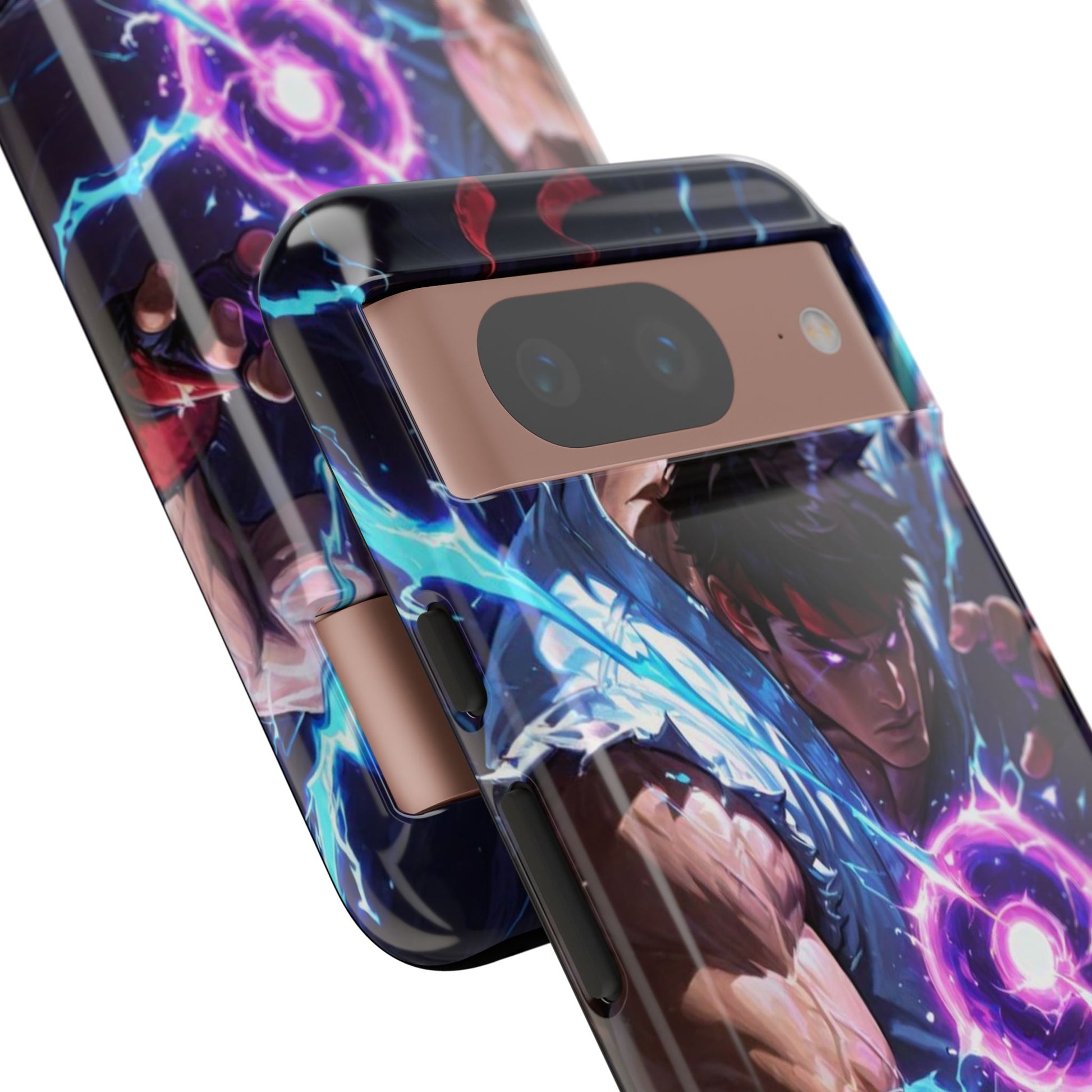 Street Fighter Ryu Gamer Art Tough Cases for iPhones, Samsung, and Pixel