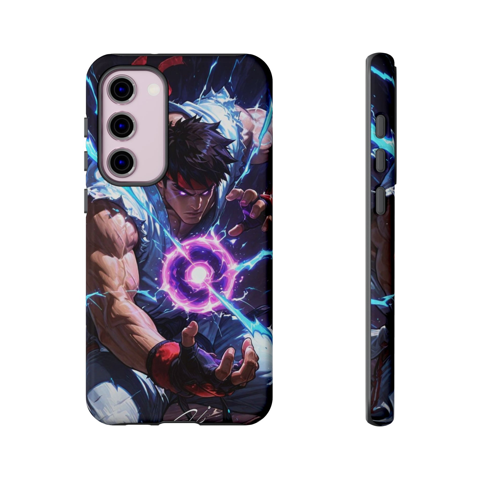 Street Fighter Ryu Gamer Art Tough Cases for iPhones, Samsung, and Pixel