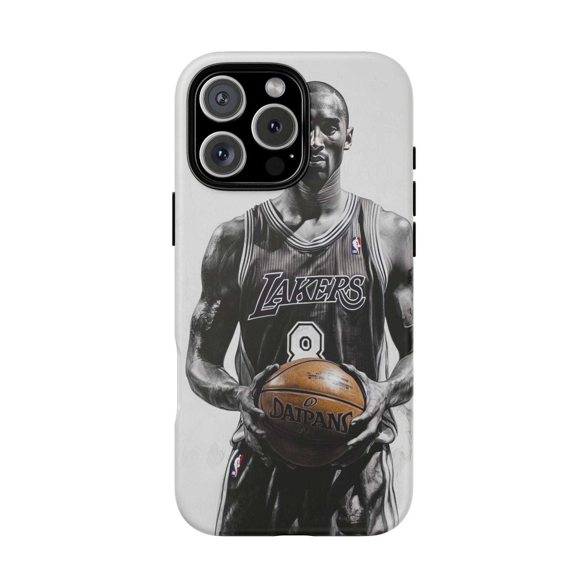 Kobe Basketball Art Tough Cases for iPhones, Samsung, and Pixel