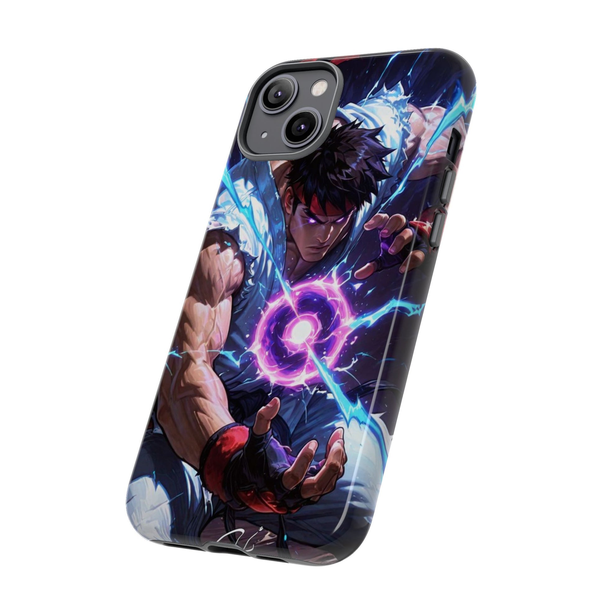 Street Fighter Ryu Gamer Art Tough Cases for iPhones, Samsung, and Pixel