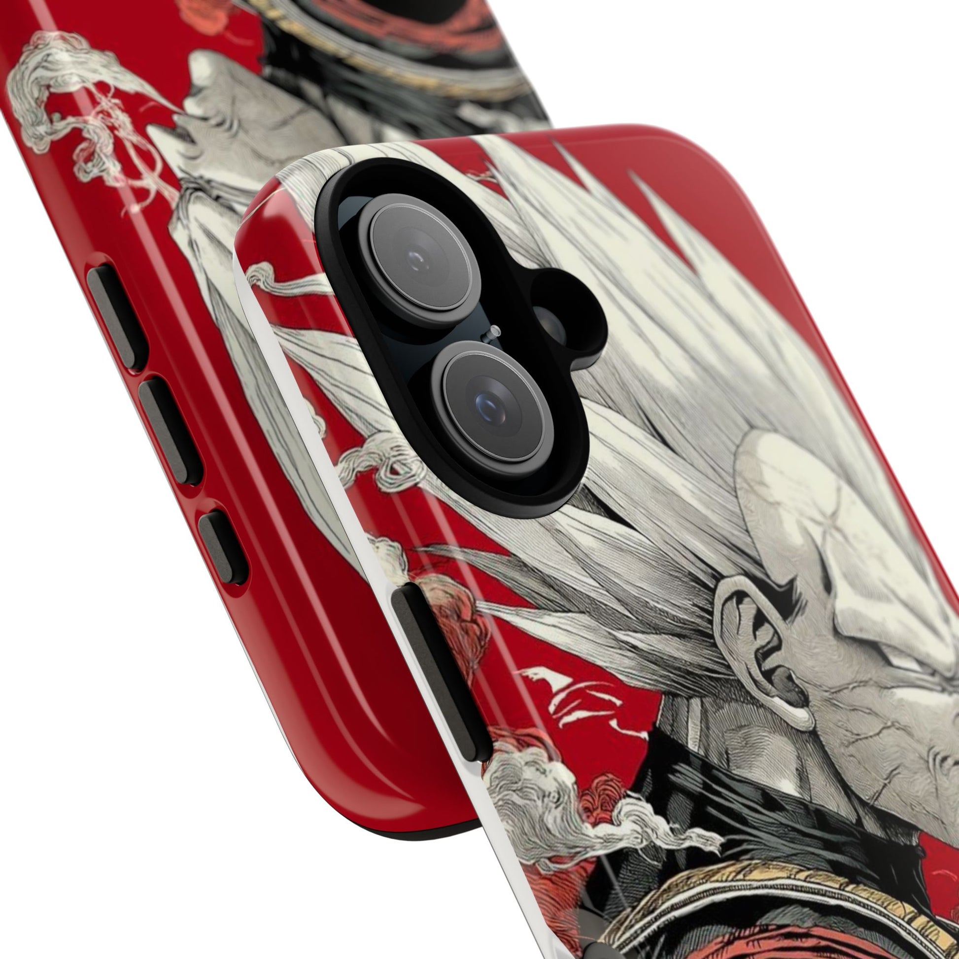 Dragon Ball Z Vegeta Anime Tough Cases for iPhones, Samsung, and Pixel