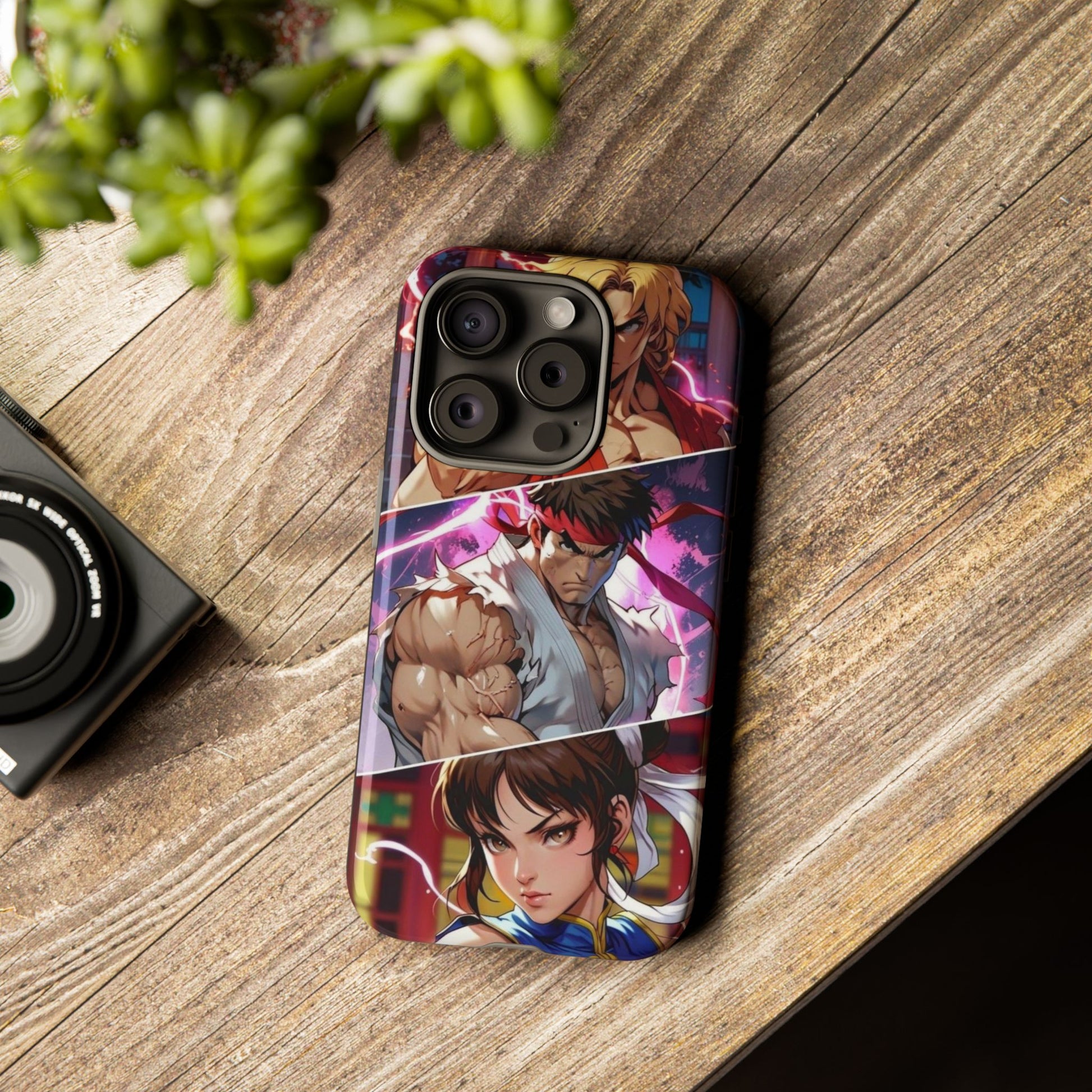 Street Fighter Gamer Theme Tough Cases for iPhones, Samsung, and Pixel
