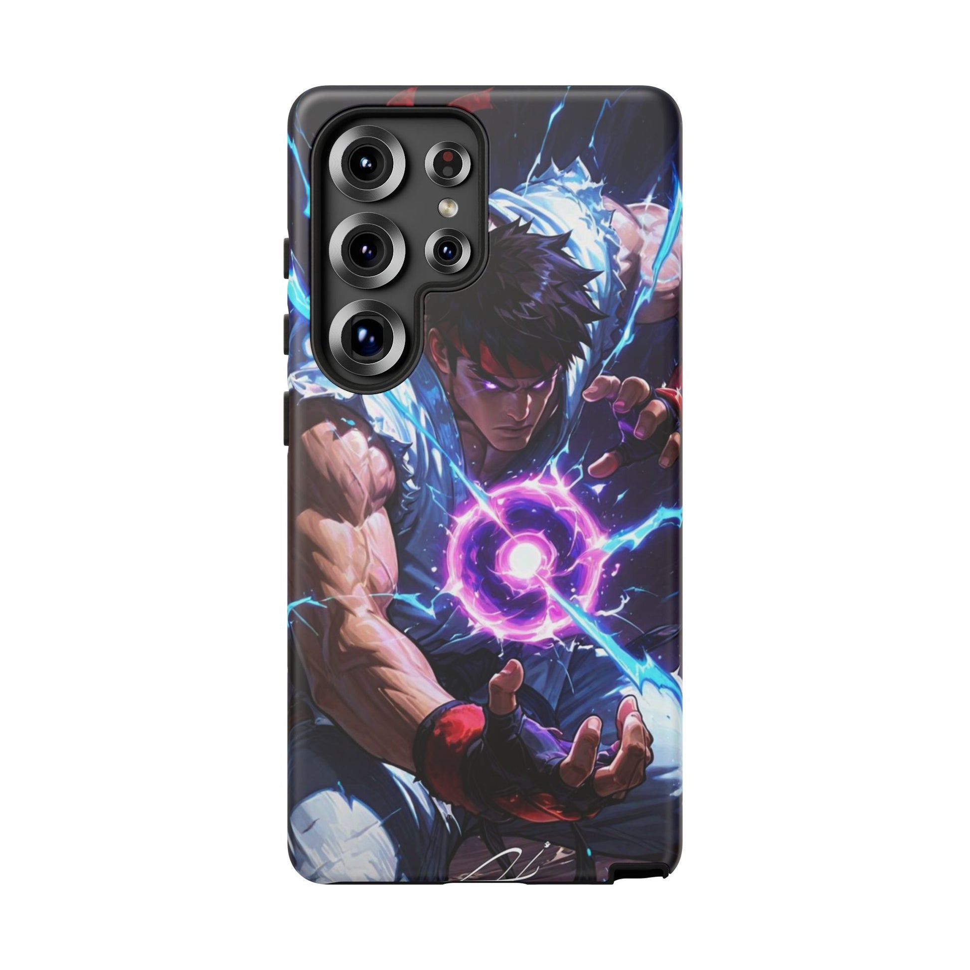 Street Fighter Ryu Gamer Art Tough Cases for iPhones, Samsung, and Pixel