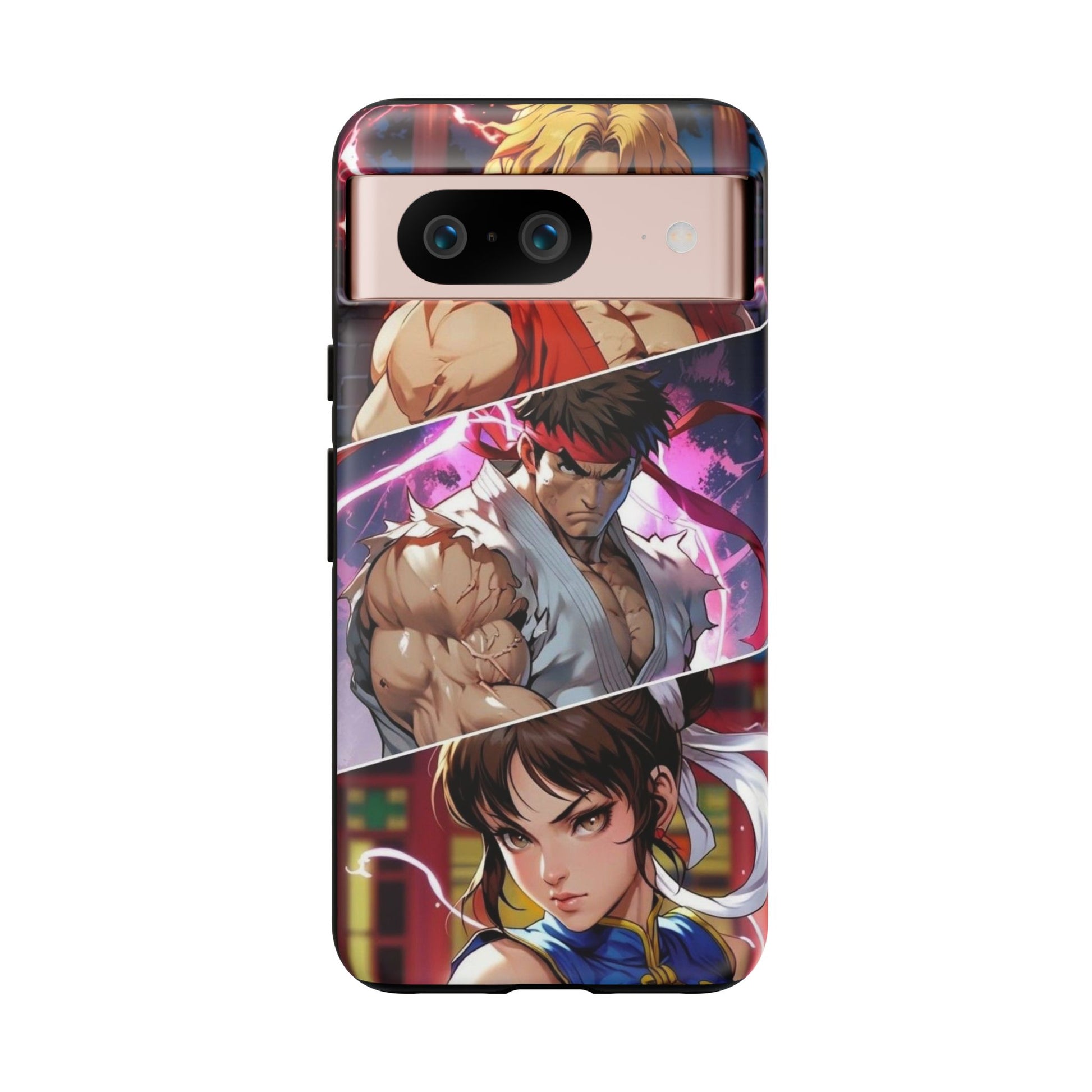 Street Fighter Gamer Theme Tough Cases for iPhones, Samsung, and Pixel