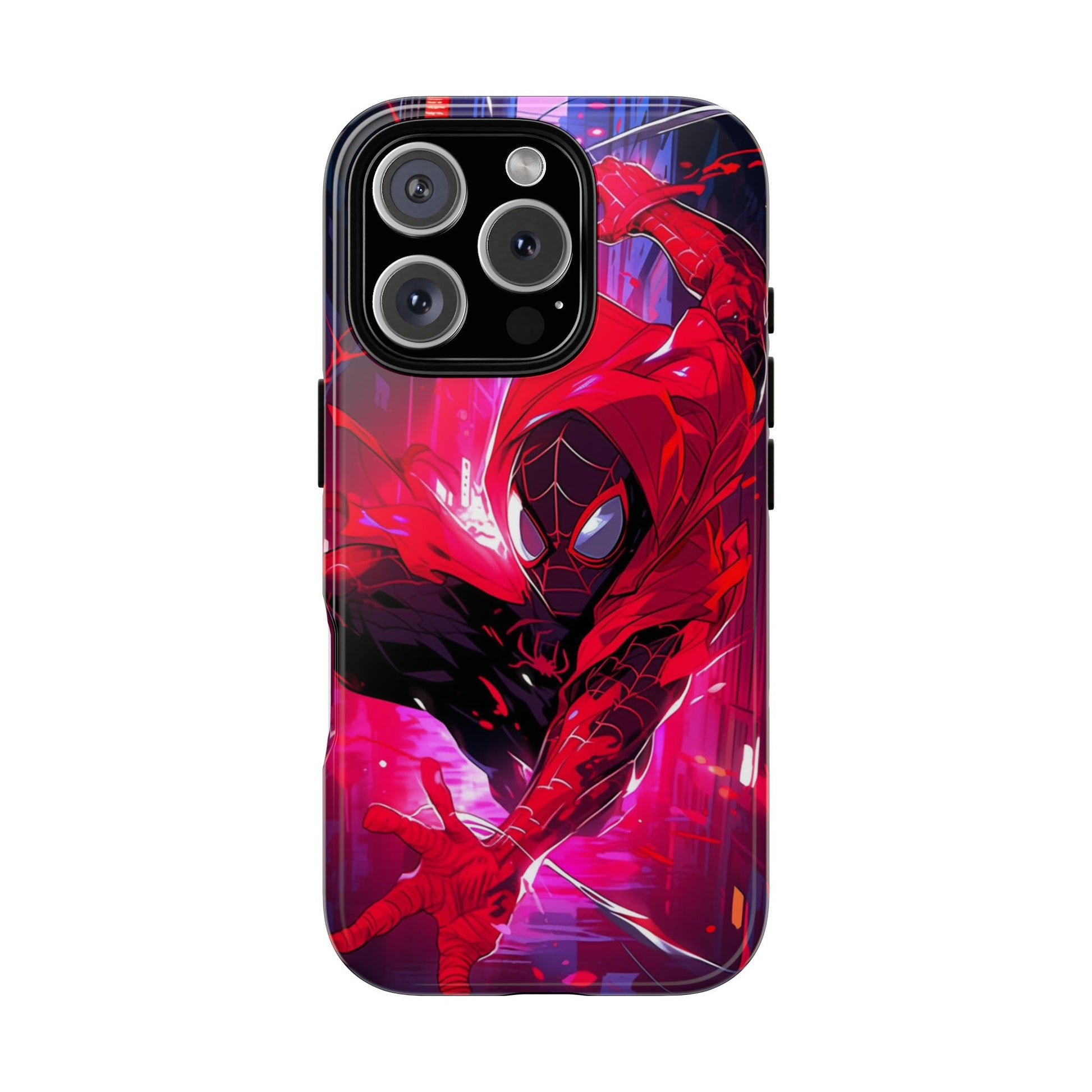 Miles Morales Spiderman Phone Case, Tough Cases for iPhones, Samsung, and Pixel