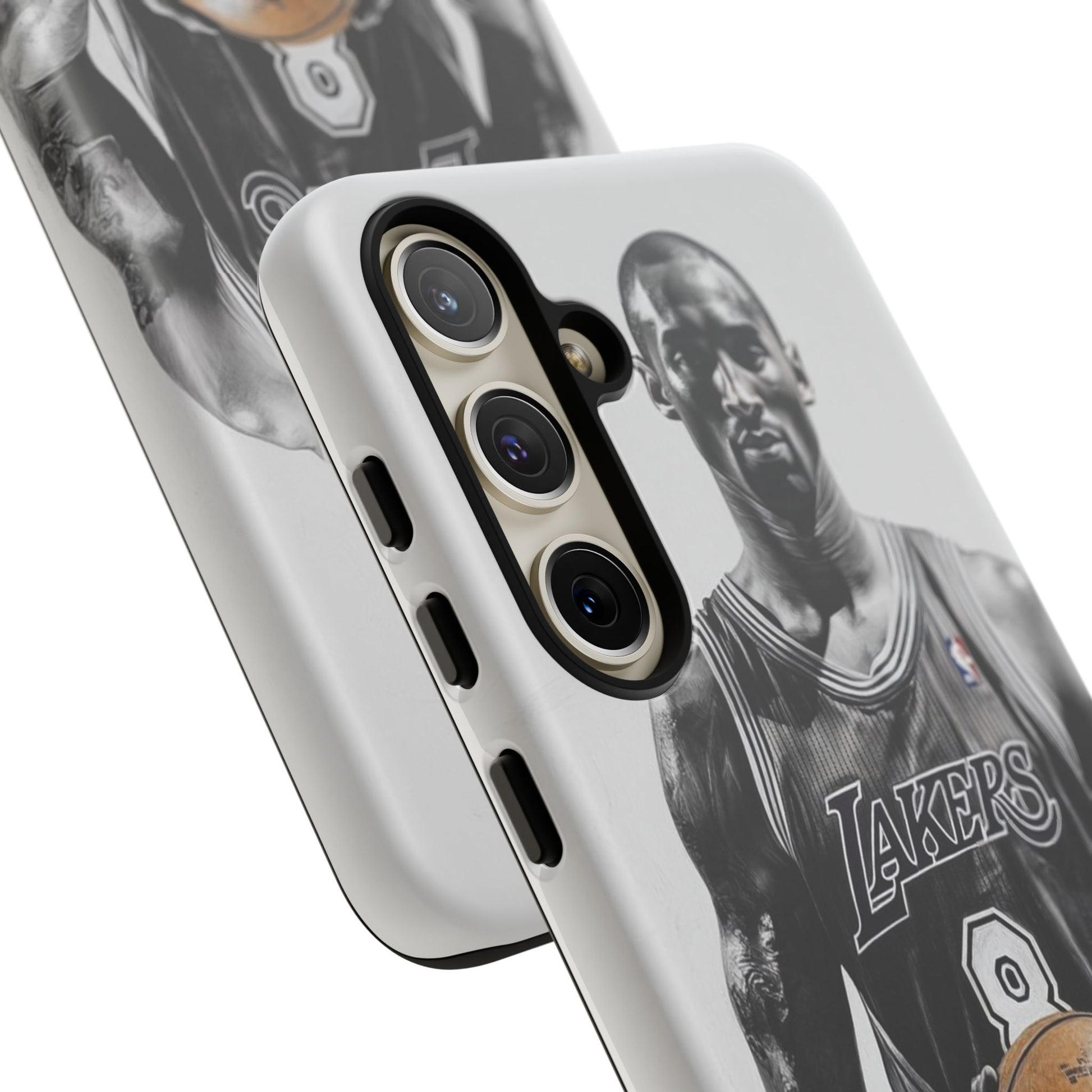 Kobe Basketball Art Tough Cases for iPhones, Samsung, and Pixel