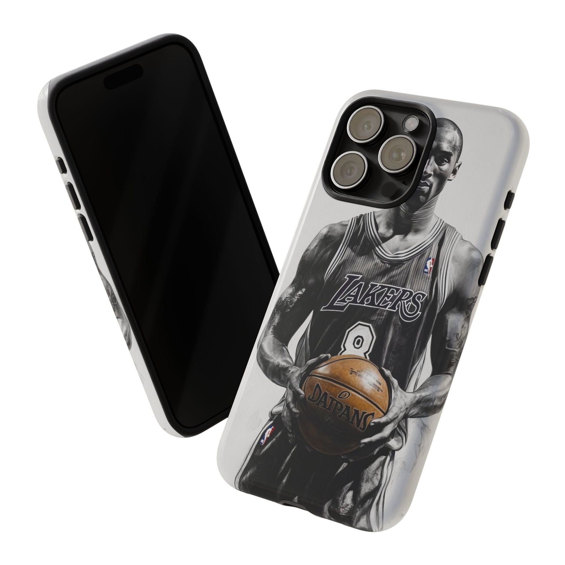 Kobe Basketball Art Tough Cases for iPhones, Samsung, and Pixel