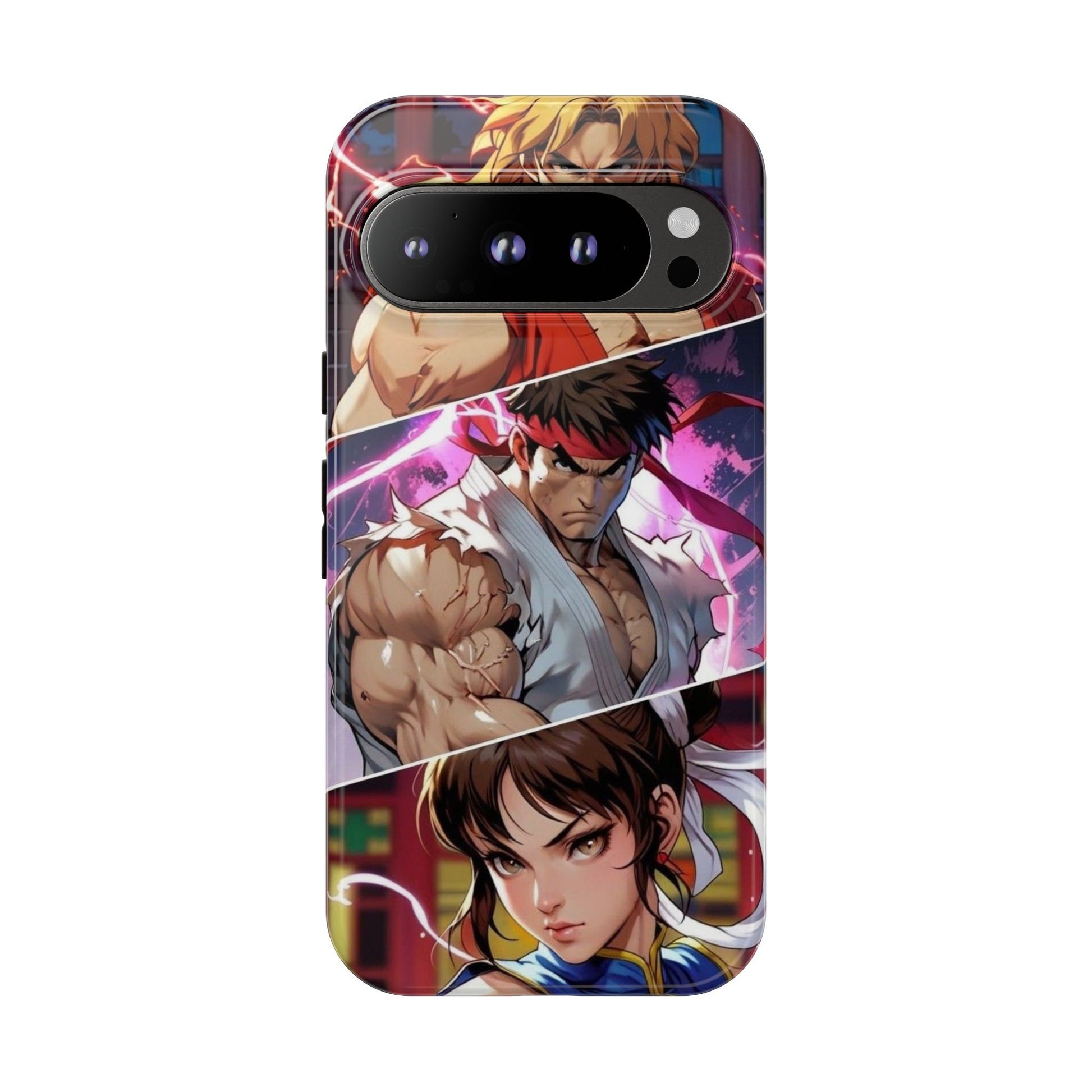 Street Fighter Gamer Theme Tough Cases for iPhones, Samsung, and Pixel